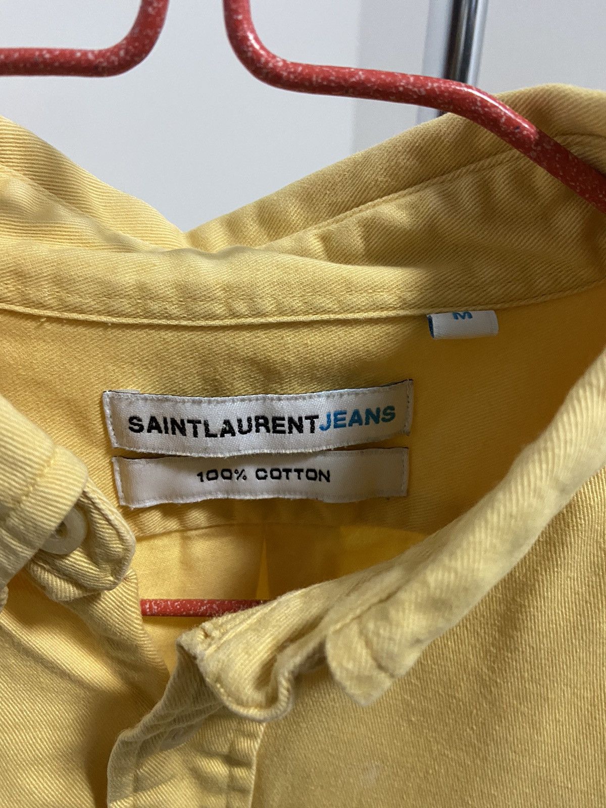 Vintage × Yves Saint Laurent Yves Saint Laurent Vintage Button Ups Luxury Small Logo YSL Size US M / EU 48-50 / 2 - 4 Thumbnail