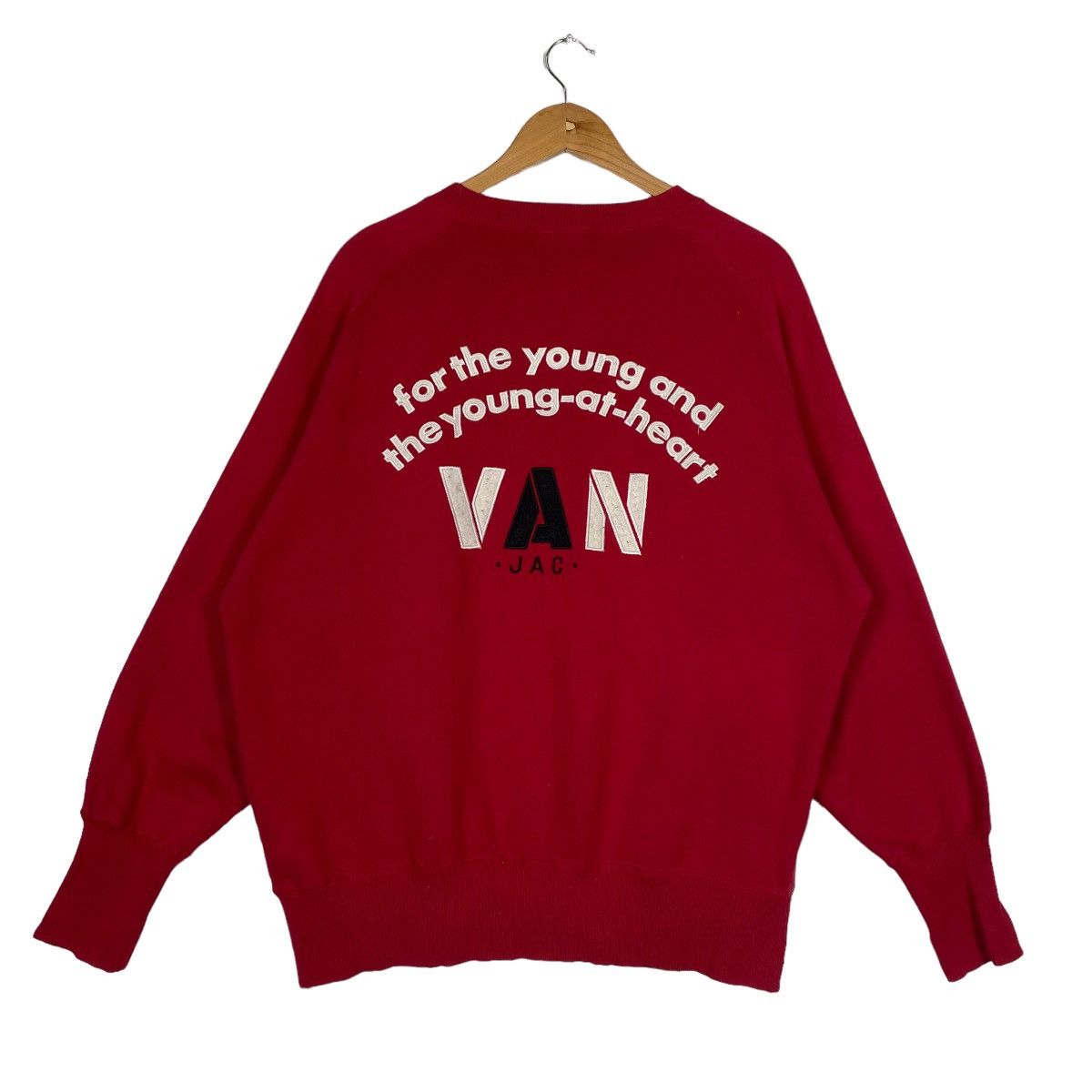 Japanese Brand × RIPVANWINKLE × Van Vintage Van Jac Big Back Logo Sweatshirt Size US L / EU 52-54 / 3 - 1 Thumbnail