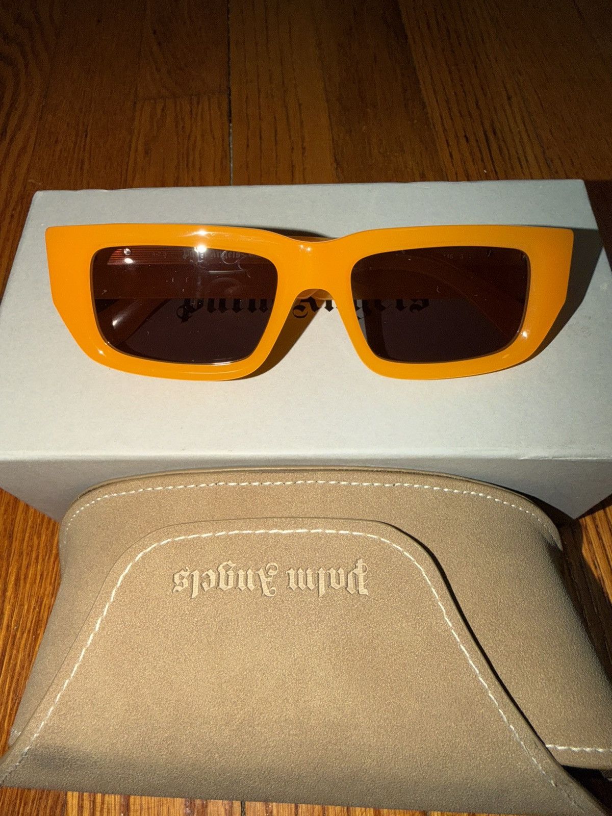 Palm Angels Palm Angels Sutter Sunglasses Nectarine Drk Gry PERI035 2007 Size ONE SIZE - 2 Thumbnail