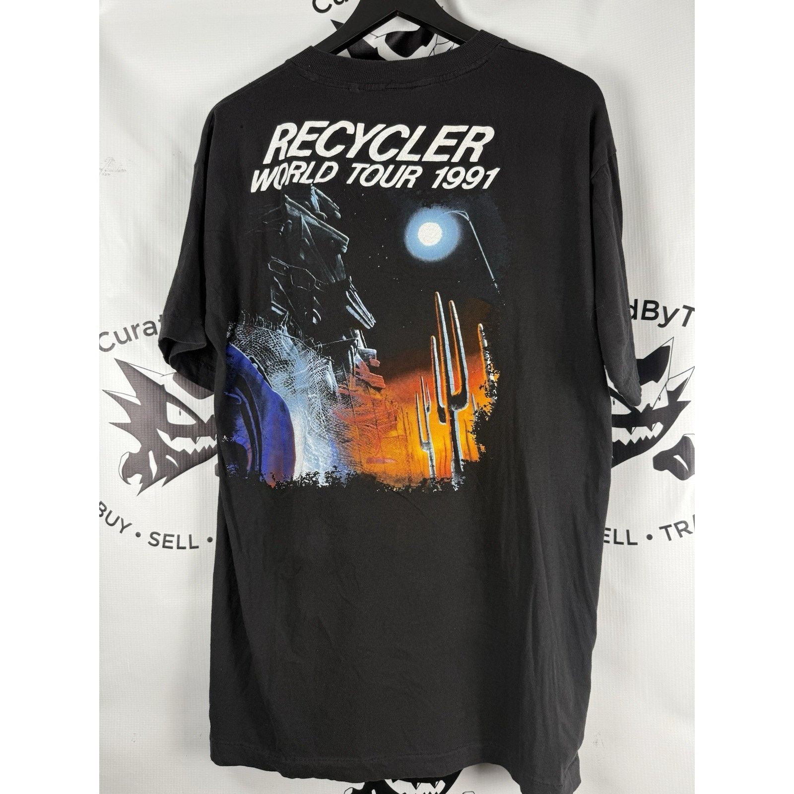 Band Tees × Vintage Vintage ZZ Top 1991 Recycler Tour T Size XL Single Stitch Size US XL / EU 56 / 4 - 2 Thumbnail