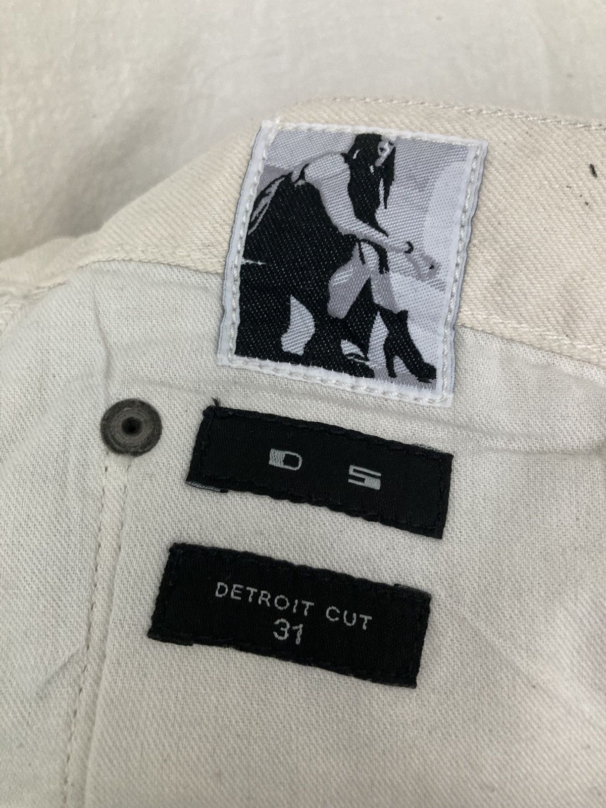 Rick Owens Drkshdw NEVER WORN / Rick Owens DETROIT CUT Denim Size US 31 - 10 Thumbnail