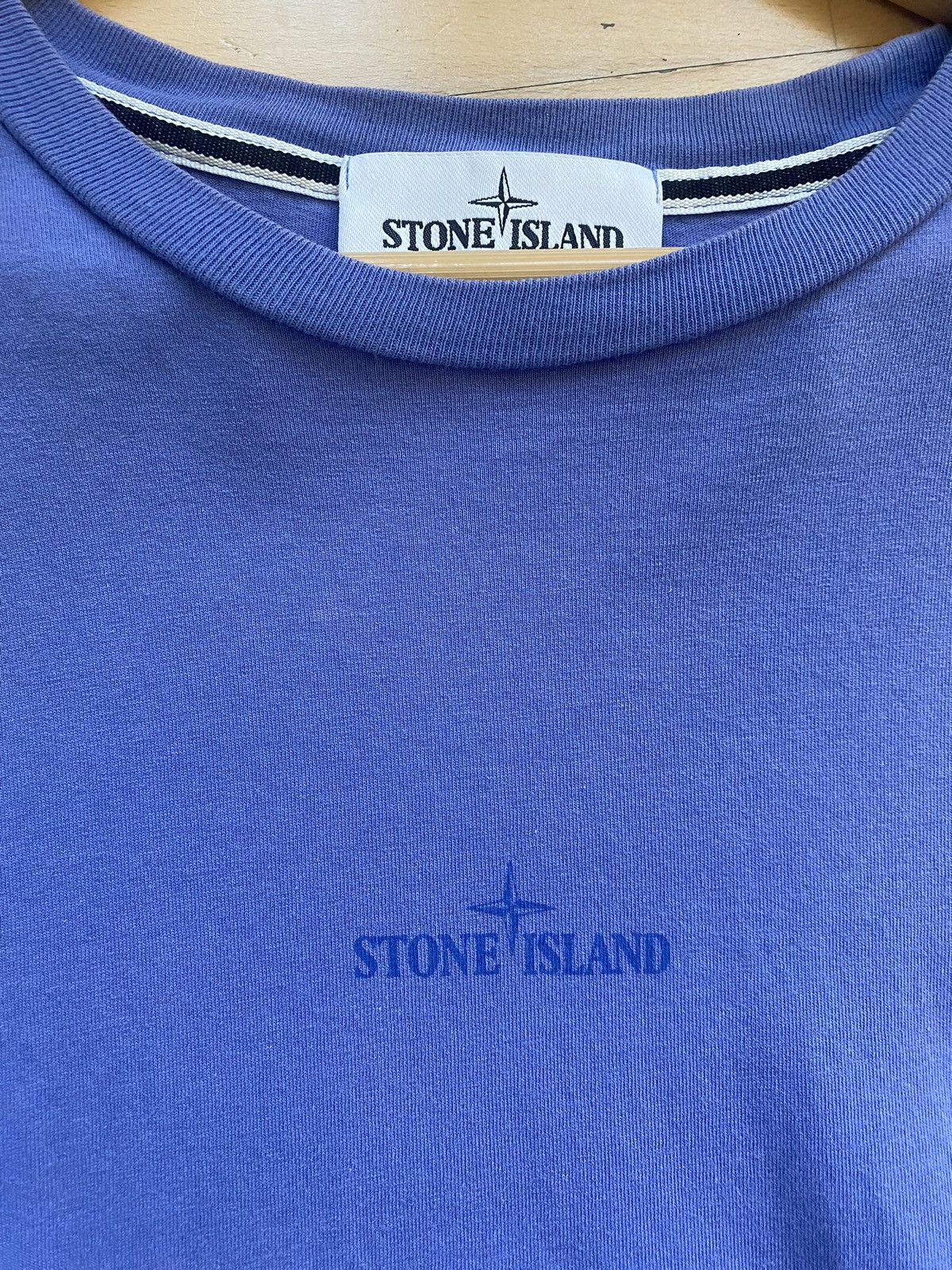 Stone Island Stone Island mirrored logo t-shirt Size US L / EU 52-54 / 3 - 3 Thumbnail