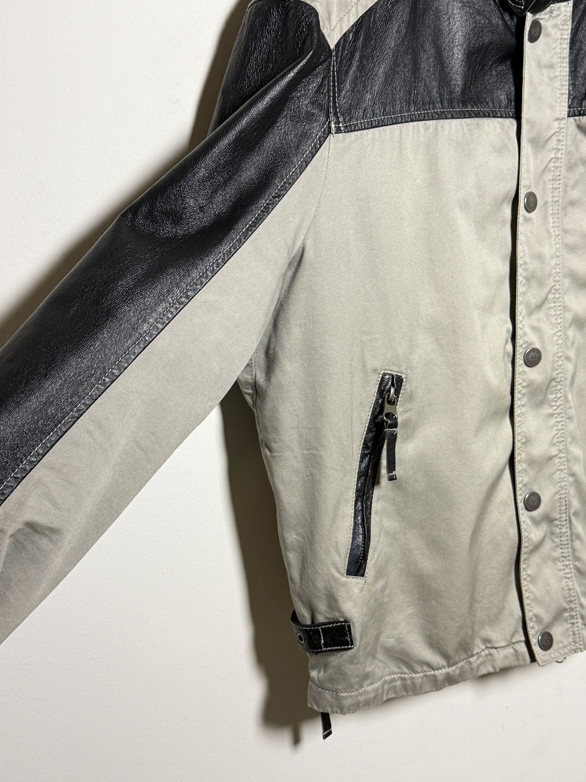 Giorgio Armani Armani y2k Moto Jacket Size US XL / EU 56 / 4 - 8 Thumbnail