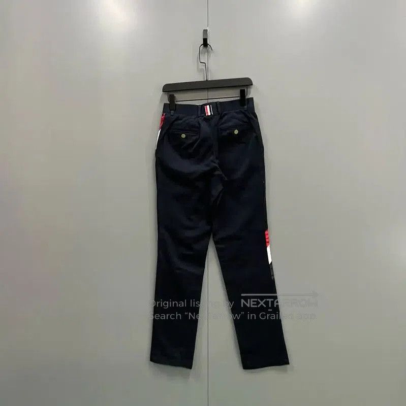 Thom Browne Thom Browne Black Cotton Casual Pants . Size US 27 - 2 Thumbnail