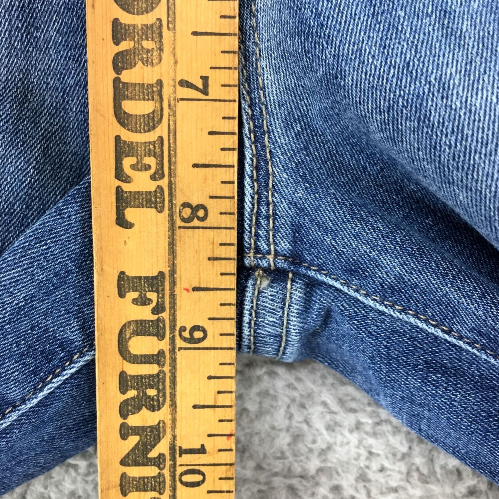 J Brand J Brand Jeans Womens 26 Blue Straight Indigo Wash Denim Mid Rise Zip Pockets Size 26" / US 2 / IT 38 - 6 Thumbnail