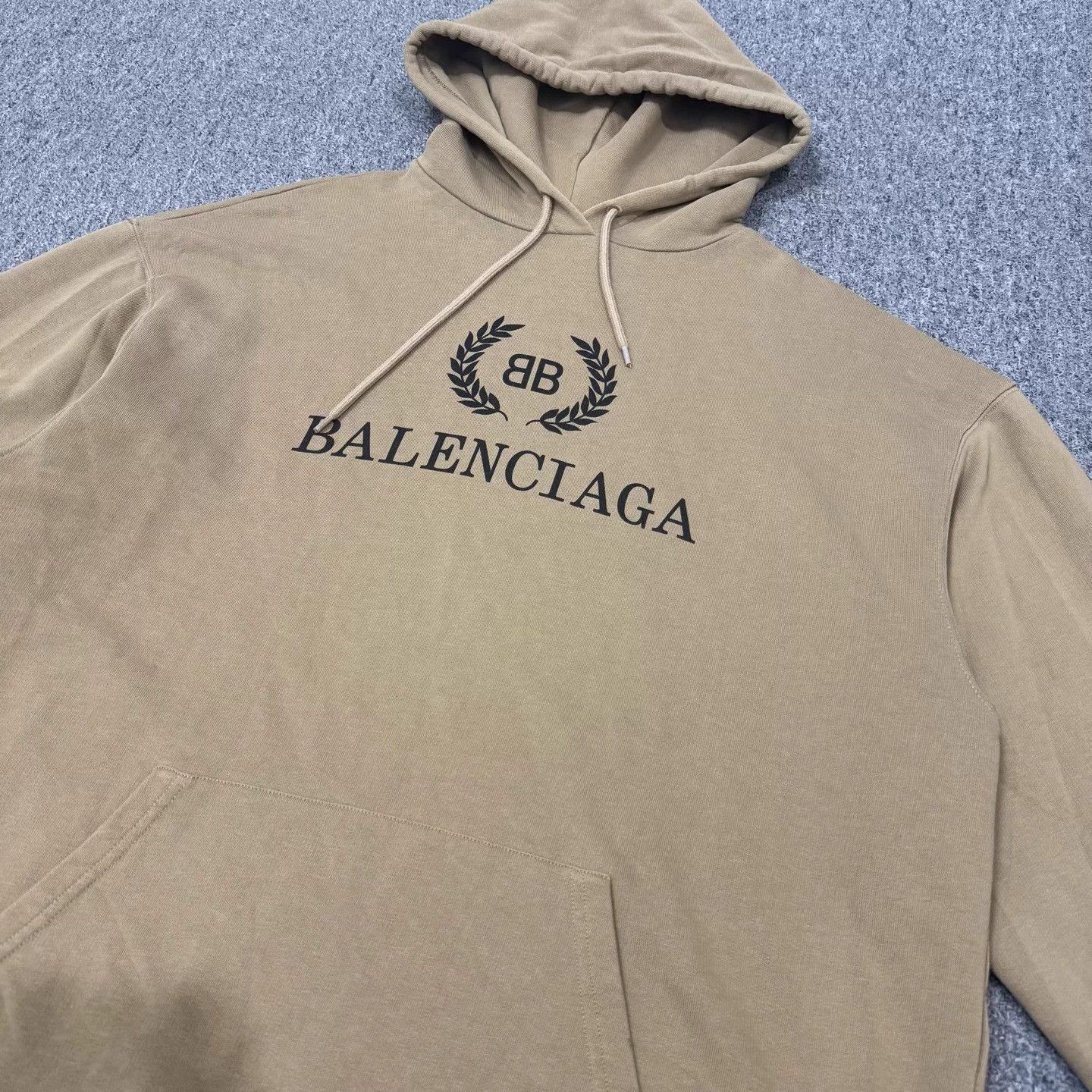 Balenciaga Balenciaga Khaki Wheat Ear Hoodie S 99 New Size S / US 4 / IT 40 - 3 Thumbnail