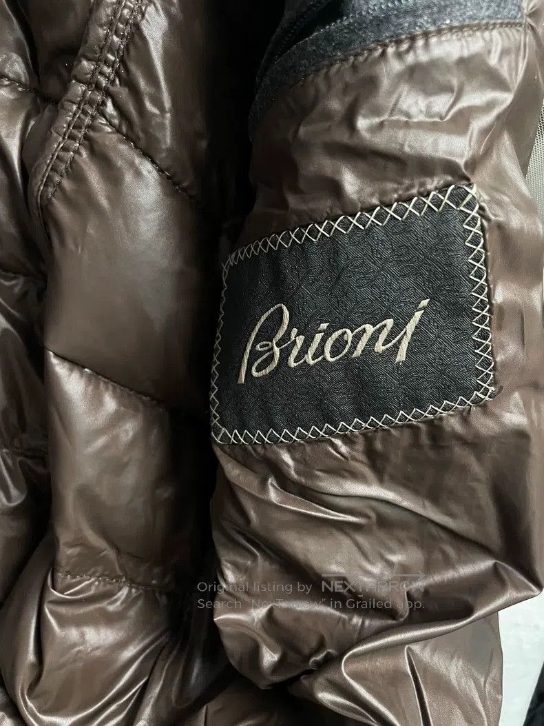Brioni Brioni Brown Down Jacket Size US L / EU 52-54 / 3 - 3 Thumbnail