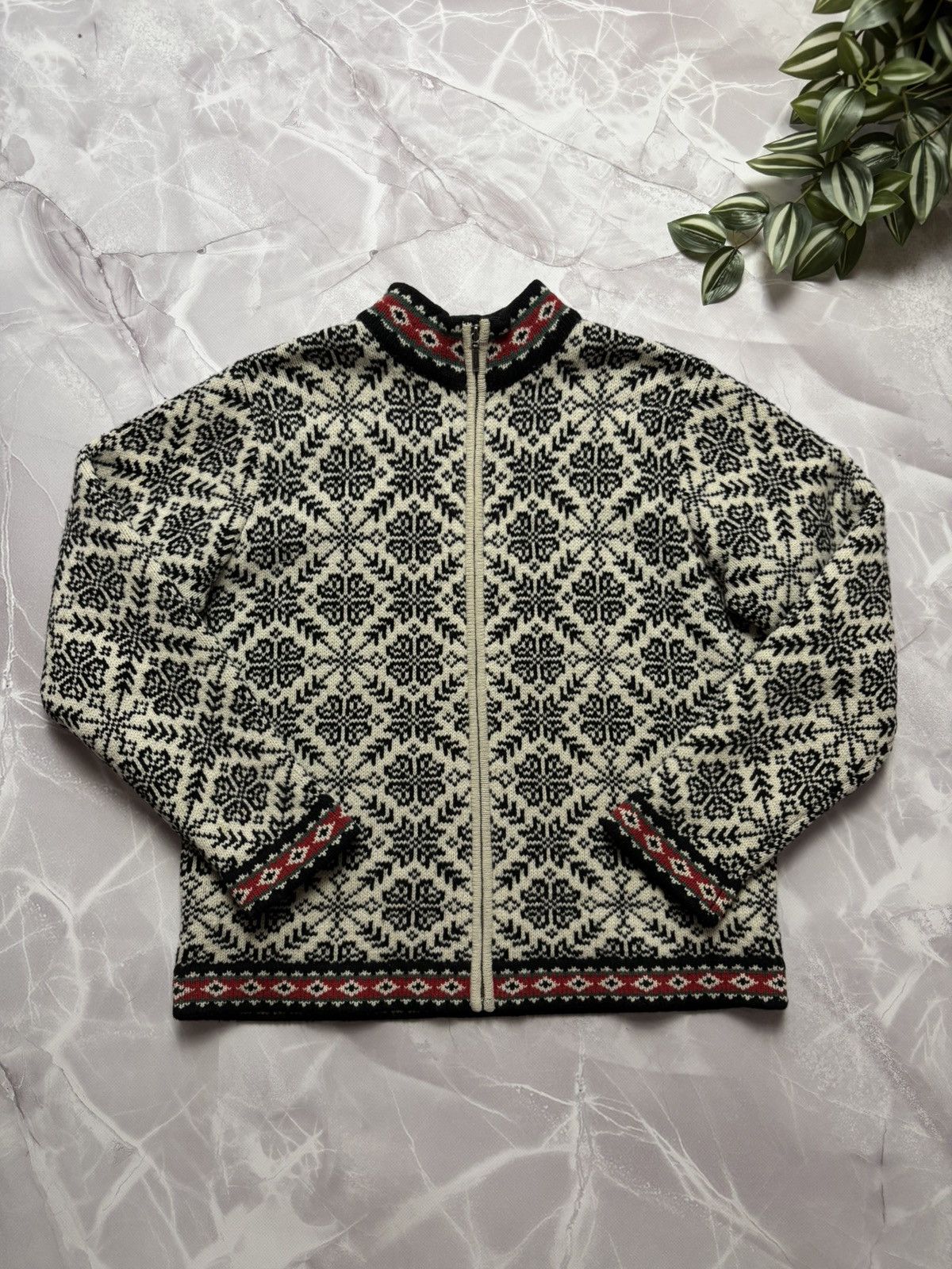 L.L. Bean Vintage LL Bean Nordic Fair Isle Wool Sweater Womens M Size M / US 6-8 / IT 42-44 - 1 Thumbnail