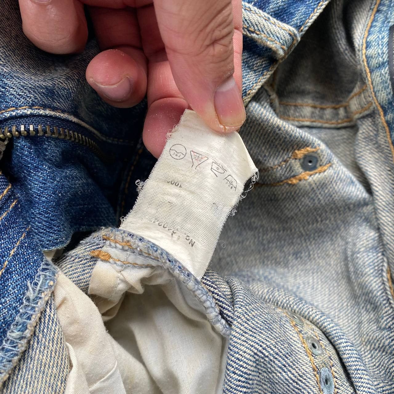 Japanese Brand ARCHIVE FLARE Midas Japan "Gimmick" Distressed Cyber Punk Size US 29 - 16 Thumbnail