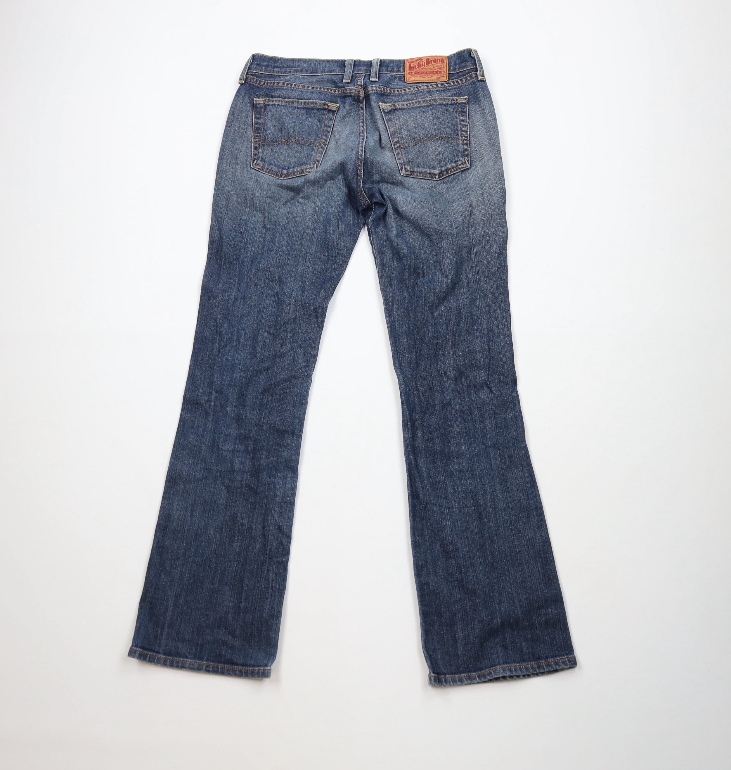 Lucky Brand Vintage Lucky Brand Jeans Flared Denim Jeans Blue USA Size 30" / US 8 / IT 44 - 10 Thumbnail