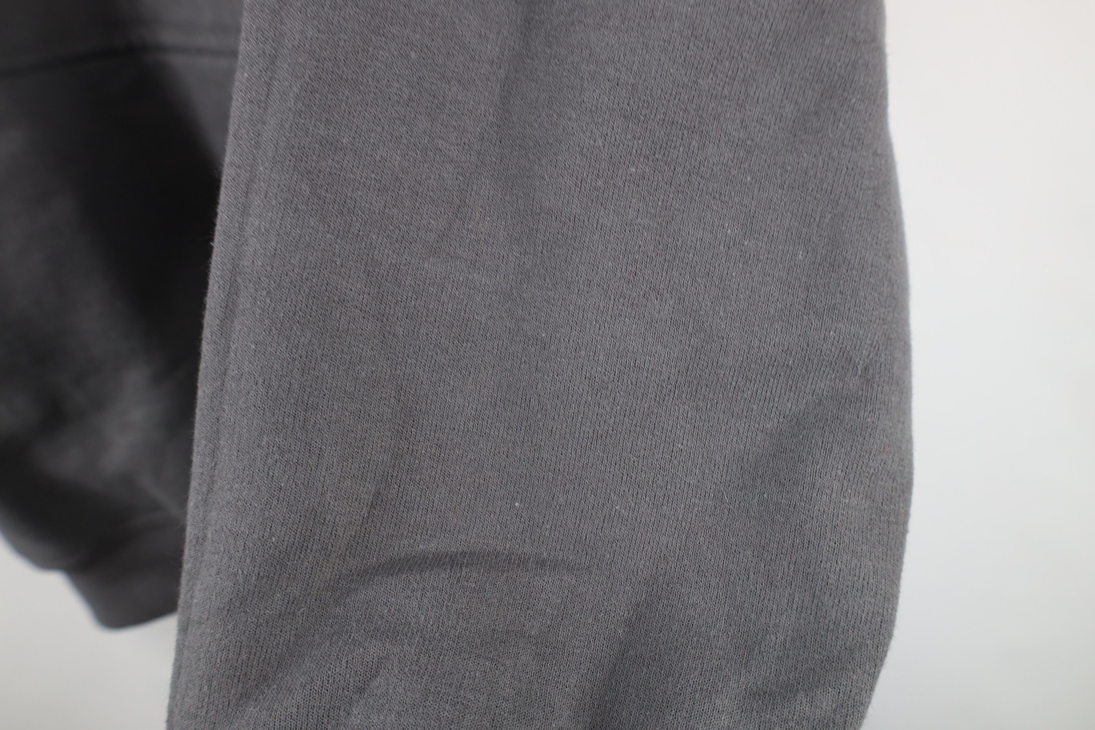 Vintage Vintage 90s Y2K Streetwear Blank Hoodie Sweatshirt Gray Size US L / EU 52-54 / 3 - 8 Thumbnail