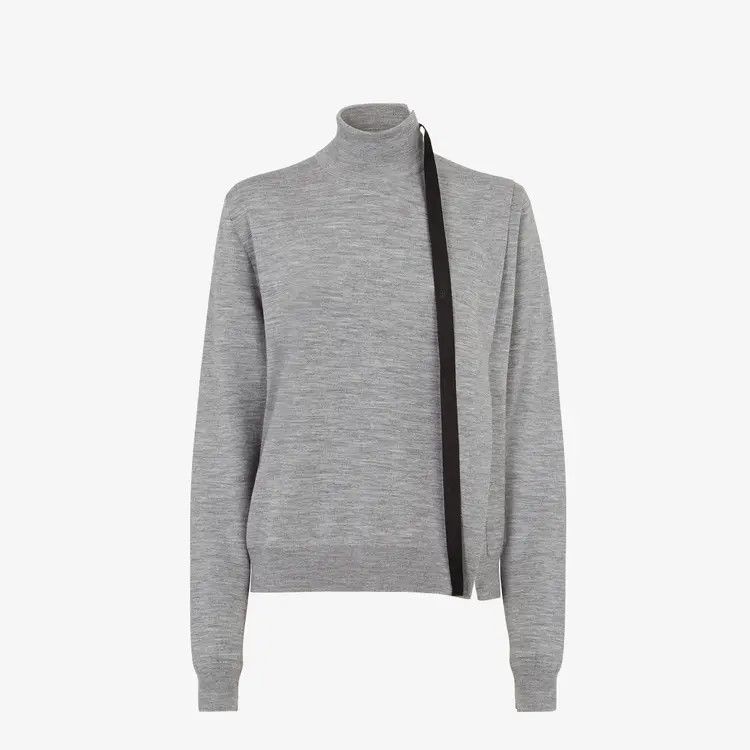 Fendi o1s1wg110925 Pullover in Grey Size L / US 10 / IT 46 - 1 Thumbnail