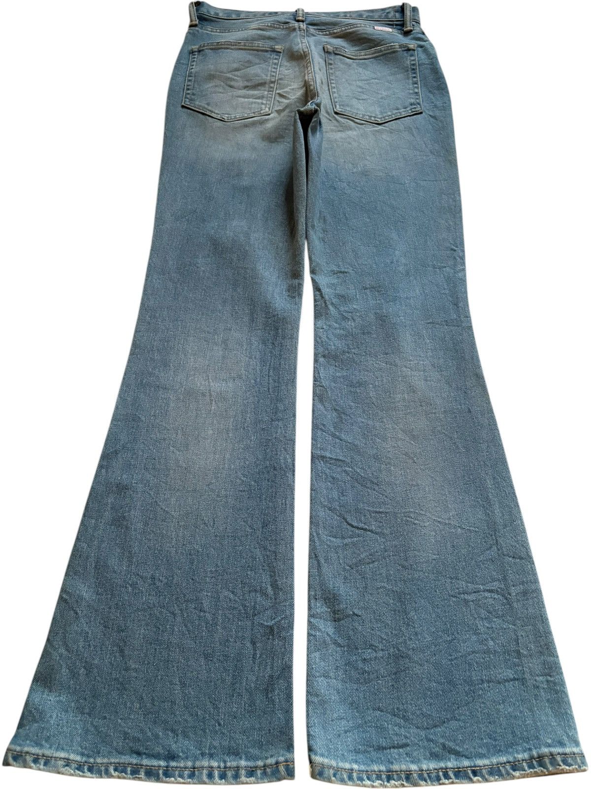 Japanese Brand Vintage Japanese Brand Mud Wash Distress Ripped Flare Jeans Size 27" / US 4 / IT 40 - 2 Thumbnail