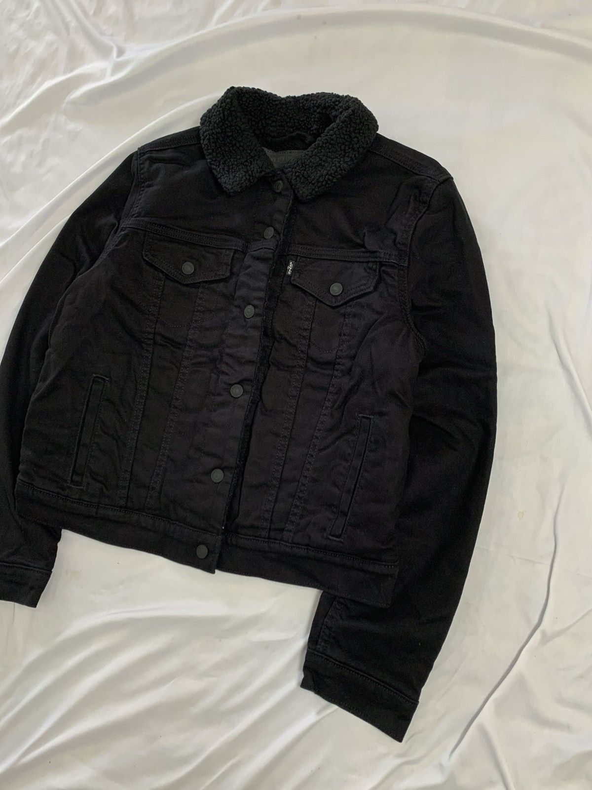 Levi's Levis sherpa jackets black 2000s Size US S / EU 44-46 / 1 - 5 Thumbnail
