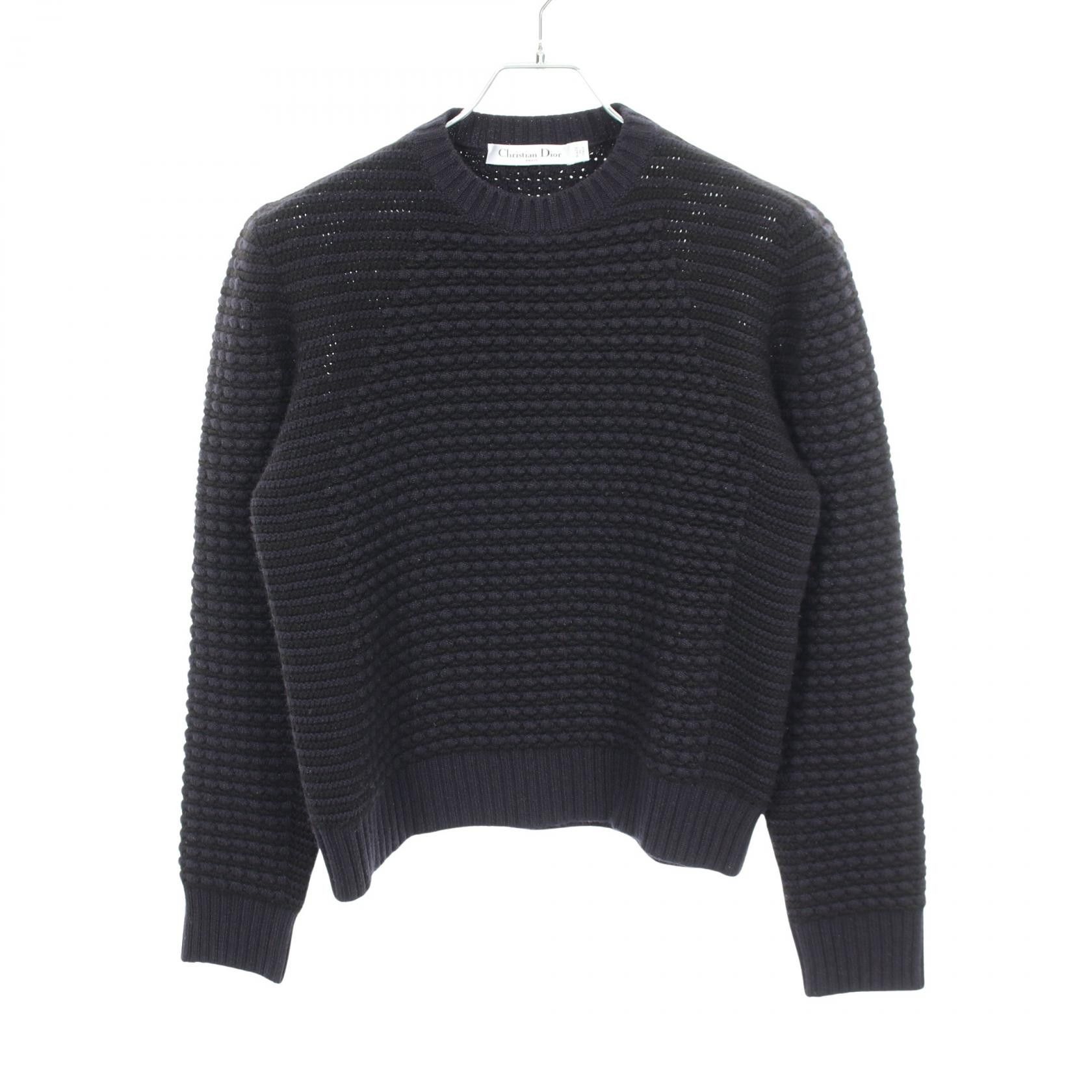 Dior Dior Christian Dior Cashmere Knit Textile Tops 844S48AM012 DUTY FREE for USA Size ONE SIZE - 1 Thumbnail