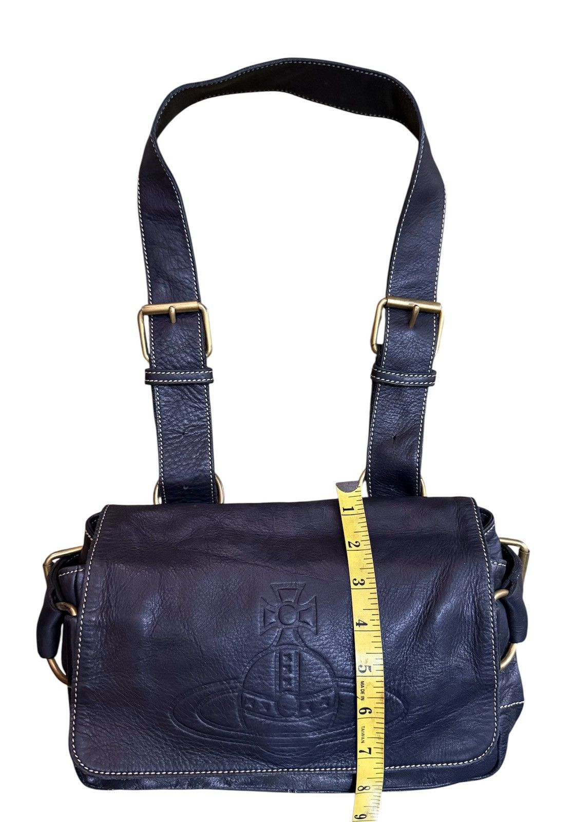 Vivienne Westwood Vivienne Westwood Crossbody Bag Leather Black Size ONE SIZE - 9 Thumbnail