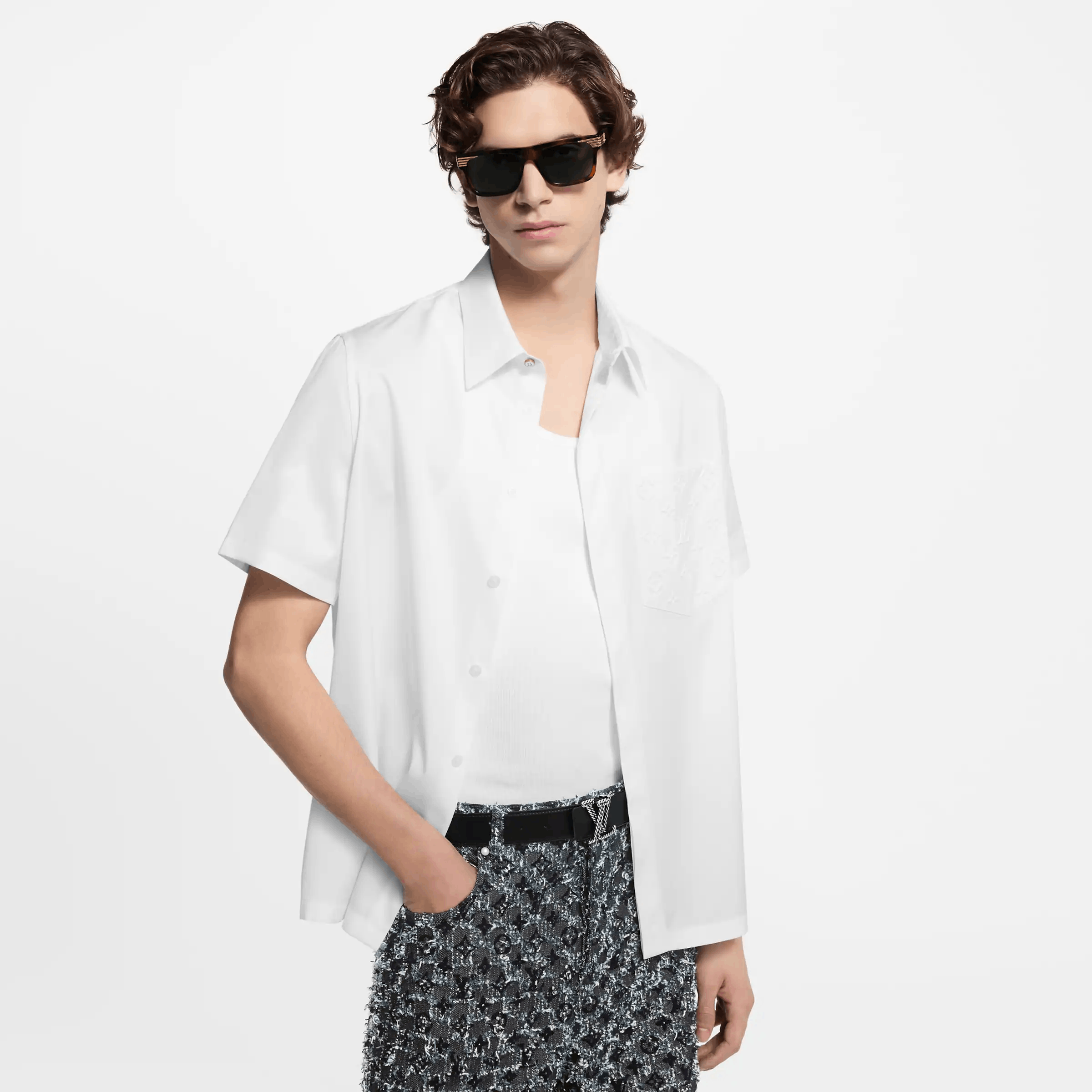 Louis Vuitton Monogram Pocket Short-Sleeved Shirt Size US S / EU 44-46 / 1 - 2 Thumbnail