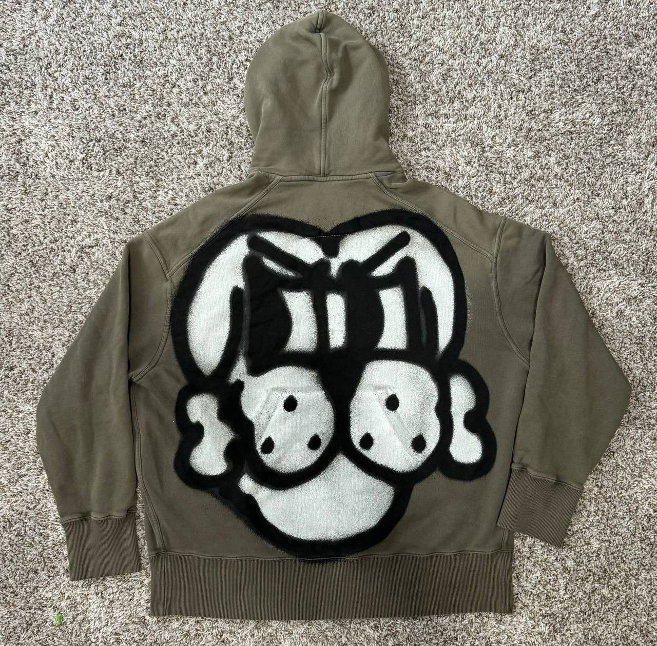 Givenchy Givenchy Chito Collared Dog Oversized Hoodie Military Green Size US M / EU 48-50 / 2 - 12 Thumbnail