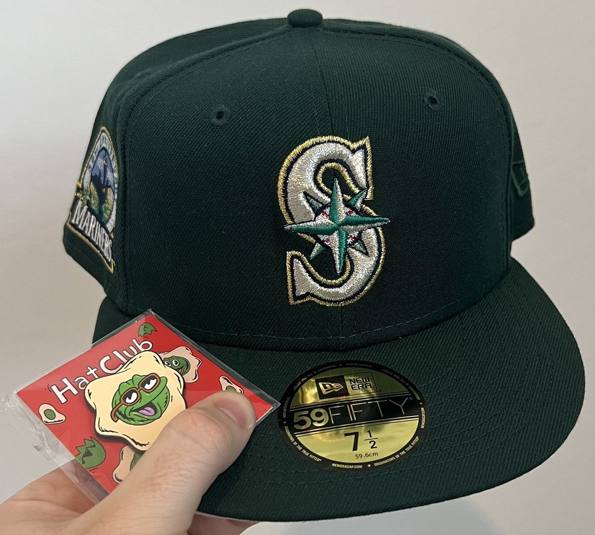 Hat Club Hat Club Seattle Mariners Green Eggs & Ham 30th Sz 7 1/2 Size ONE SIZE - 1 Thumbnail