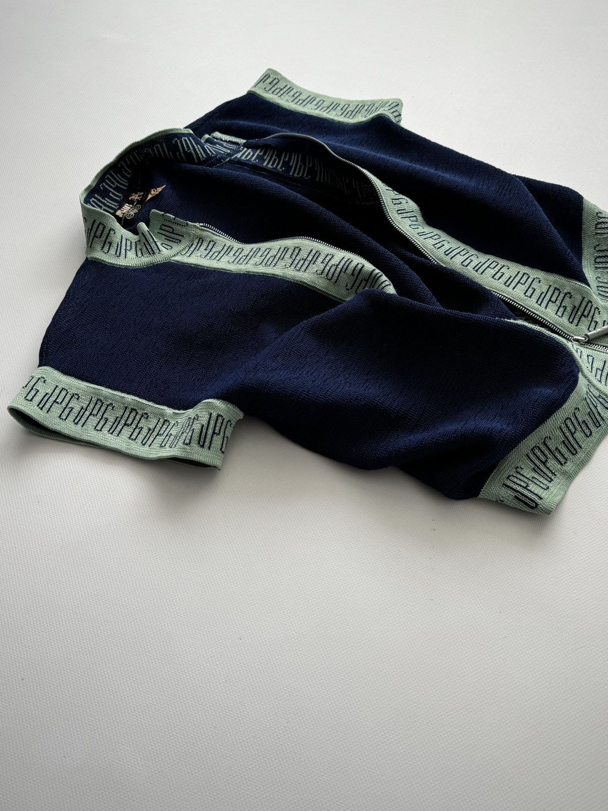 Jean Paul Gaultier Vintage 2000s Jean Paul Gaultier Monogram Knit Top Size M / US 6-8 / IT 42-44 - 4 Thumbnail