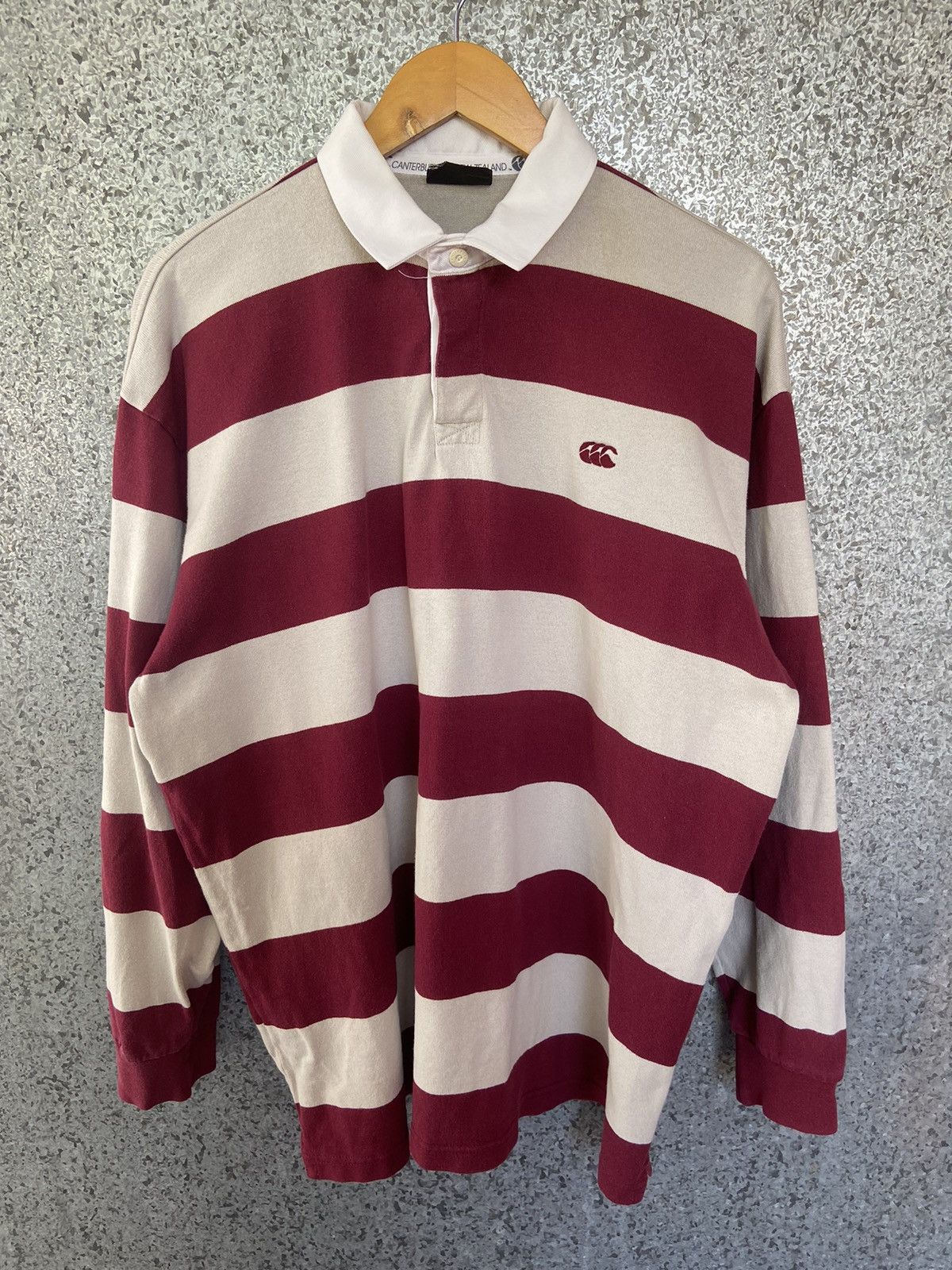 image of All Black x Canterbury Of New Zealand Vintage 90's Vintage Canterbury Of New Zealand Polo Rugby in 