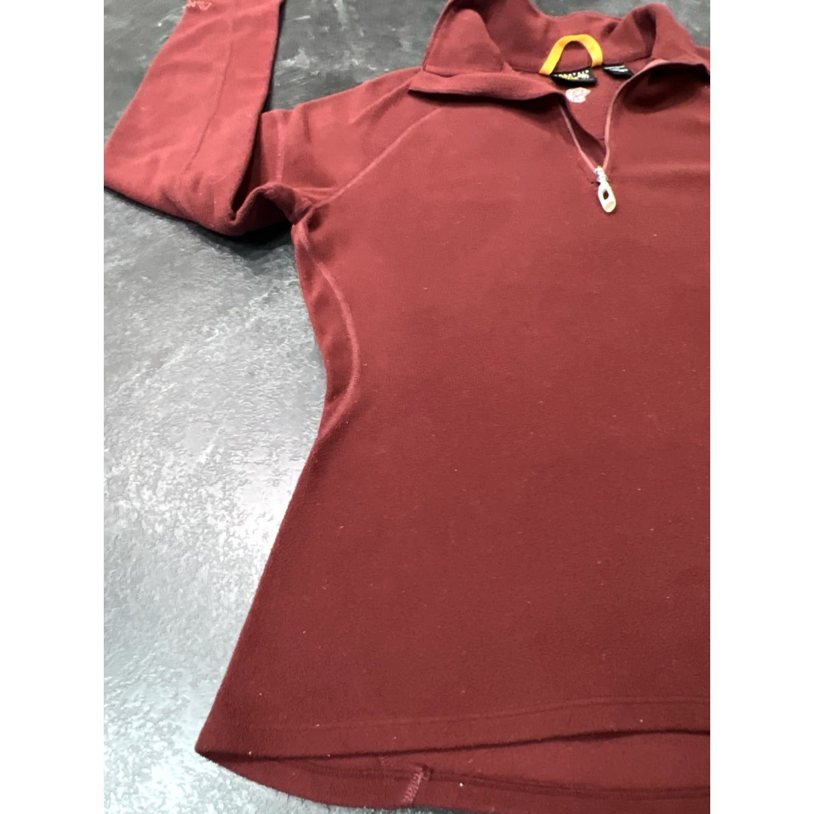 Mountain Hardwear Mountain Hardwear Women's Fleece Pullover Sweater Medium Red 1/4 Zip Outdoor Activewear Size M / US 6-8 / IT 42-44 - 3 Thumbnail
