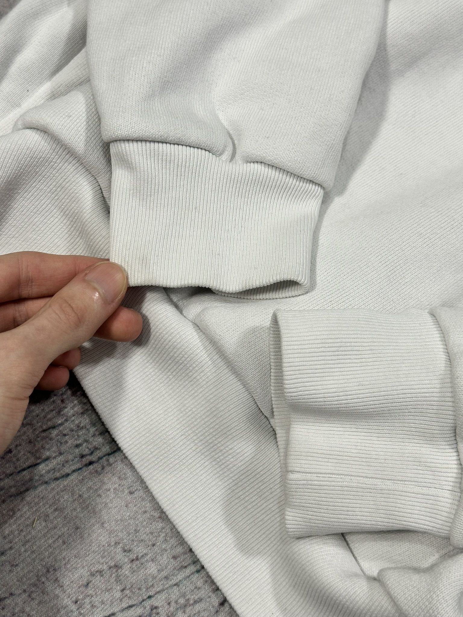 Balenciaga Balenciaga Sweatshirt Track Back Logo White Hoodie size S Size US M / EU 48-50 / 2 - 9 Thumbnail