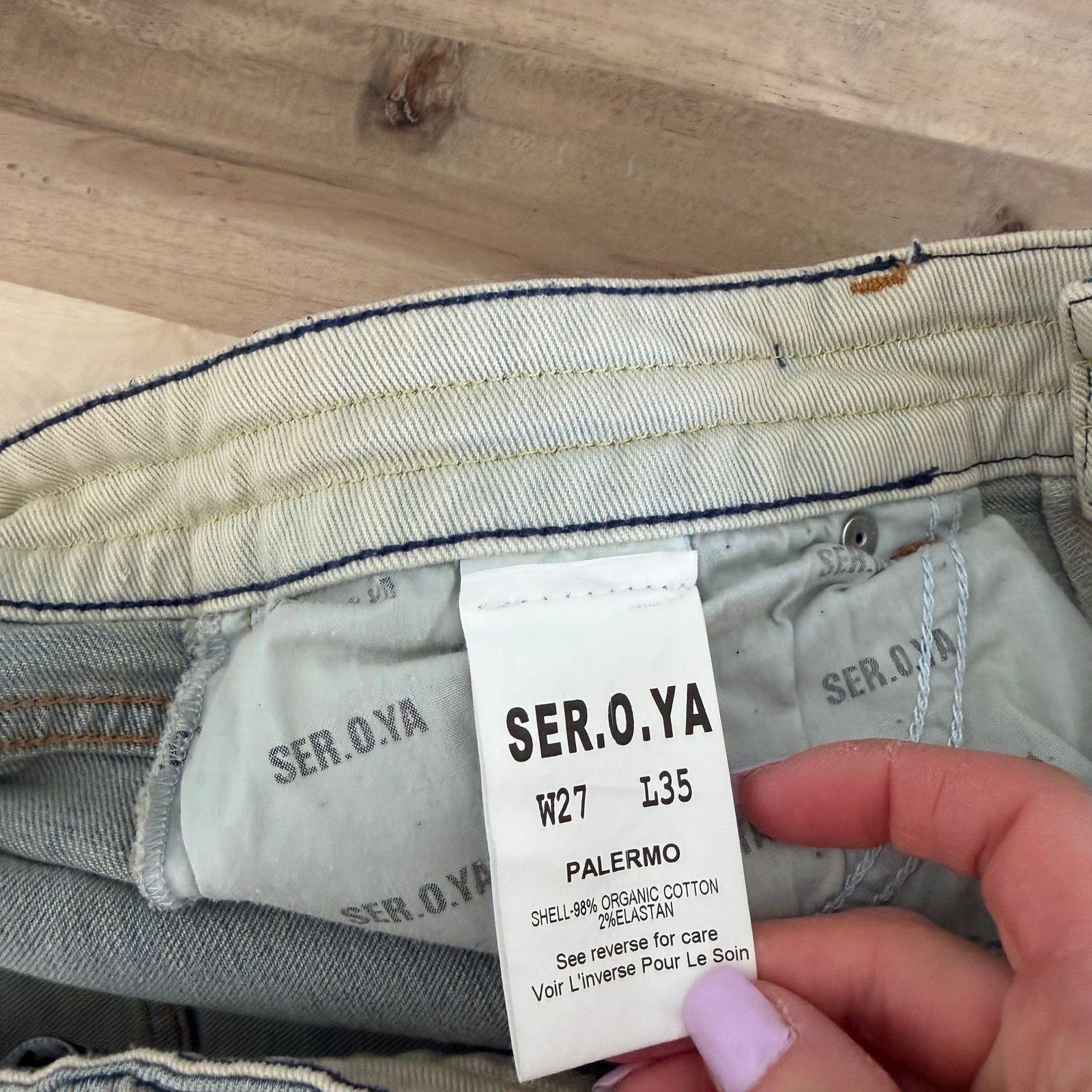 SER.O.YA Ser.o.ya Demi Mid Rise Flare Jeans Sz 27 Size 27" / US 4 / IT 40 - 3 Thumbnail