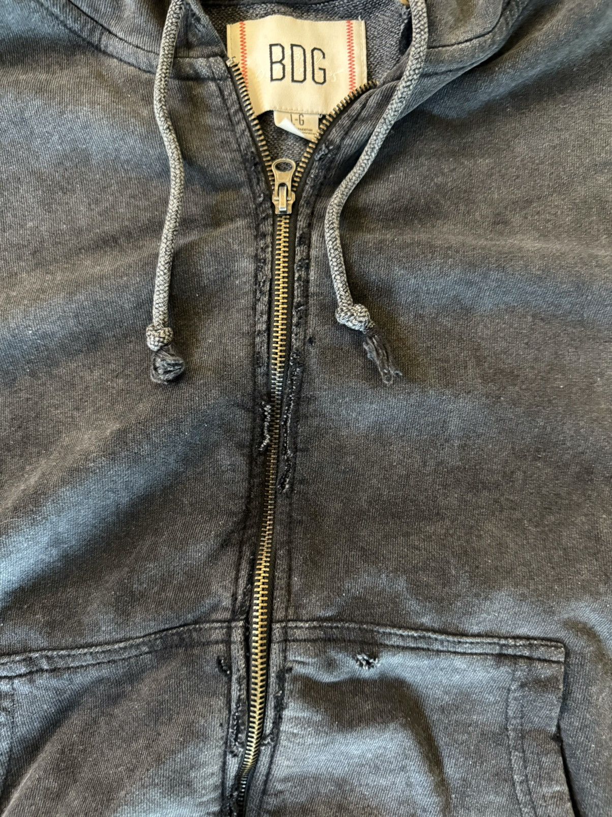 Bdg Distressed BDG zip up Size US L / EU 52-54 / 3 - 3 Thumbnail