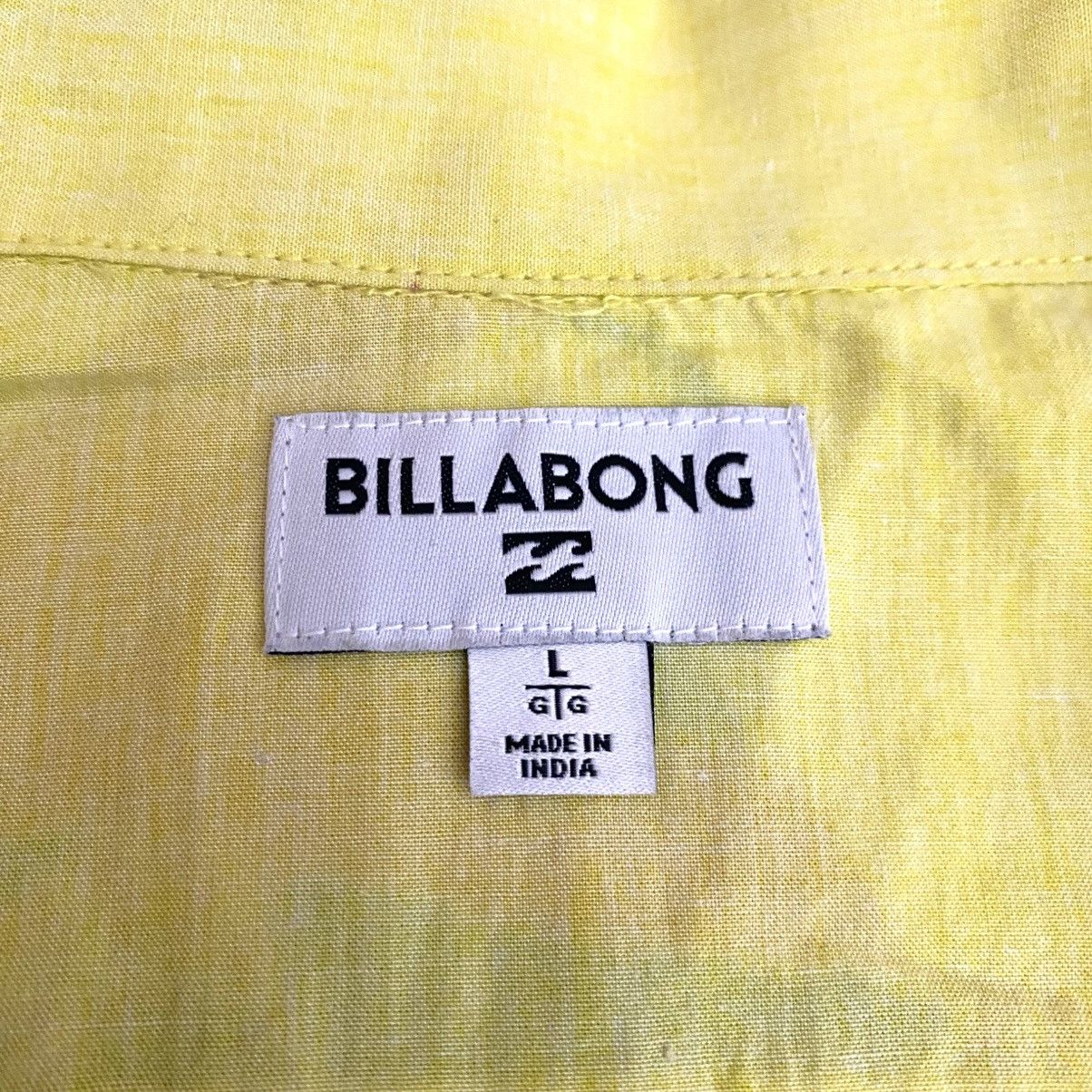 Billabong Billabong Hawaiian Shirt Mens Large Yellow Button Up Floral Size US L / EU 52-54 / 3 - 5 Thumbnail