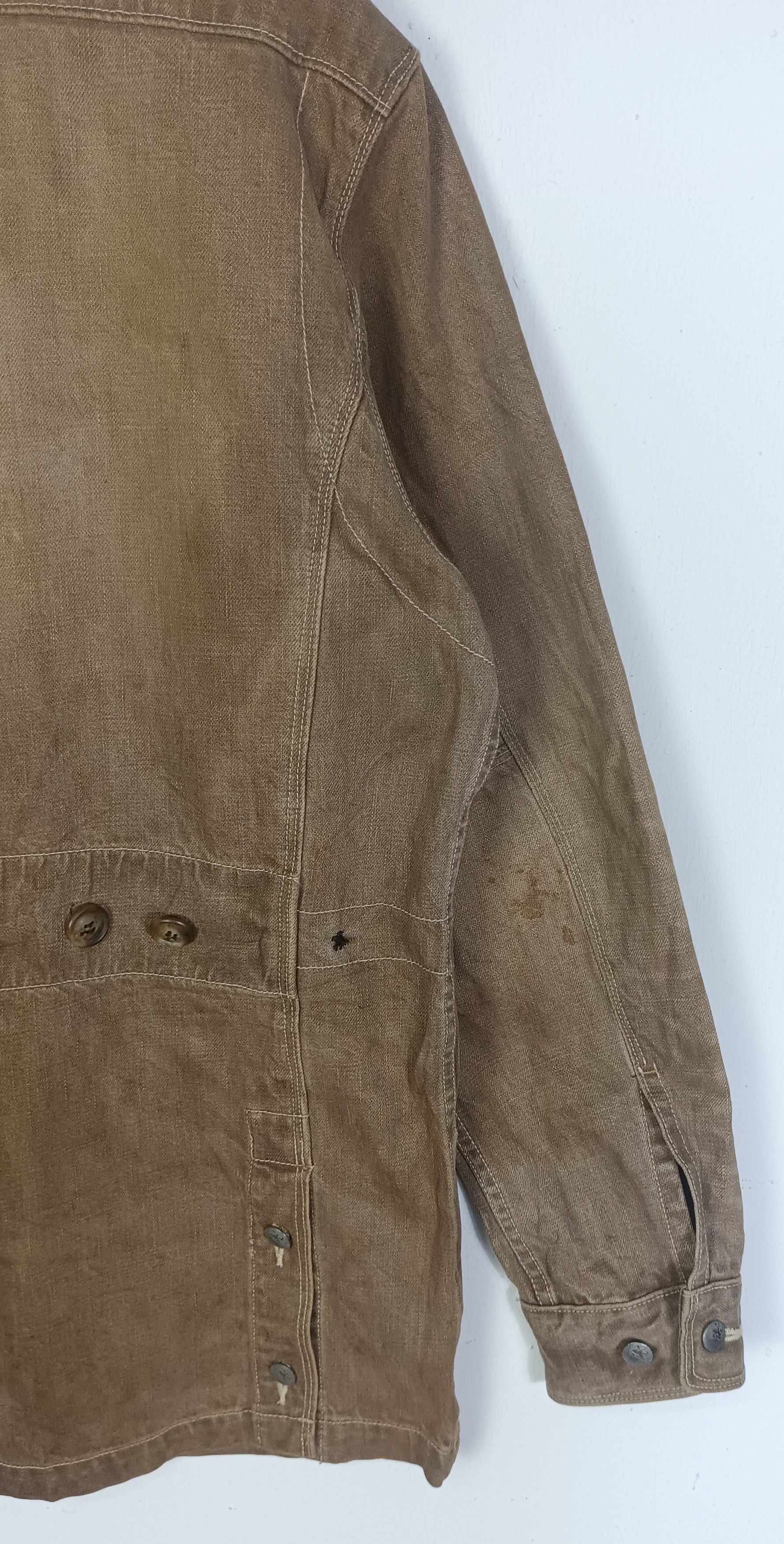 R.Newbold R.Newbold 8 Pocket Bodder Pattern Denim Jacket Size US L / EU 52-54 / 3 - 7 Thumbnail