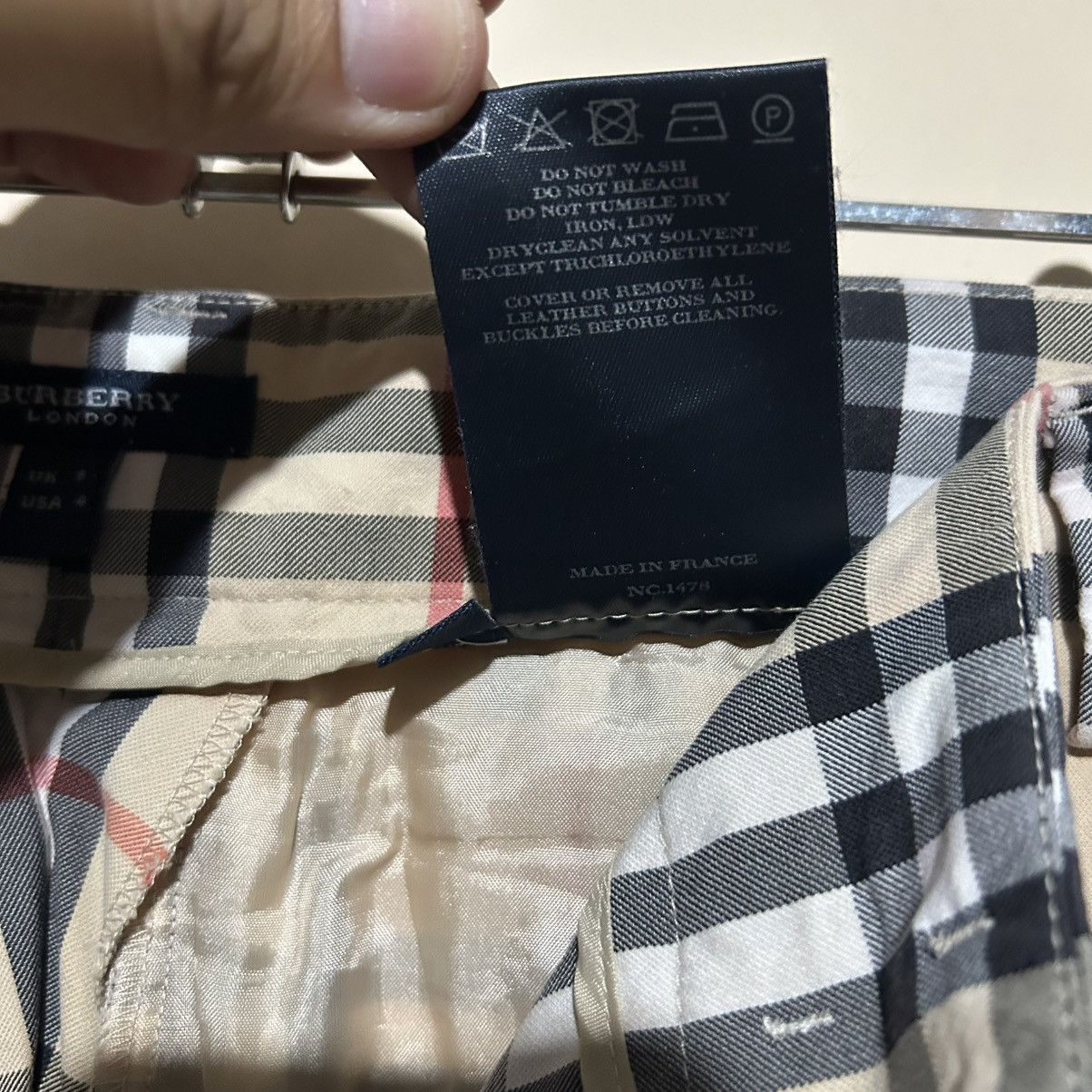 Burberry BURBERRY - NOVA PLAID PANTS Size 26" / US 2 / IT 38 - 8 Thumbnail