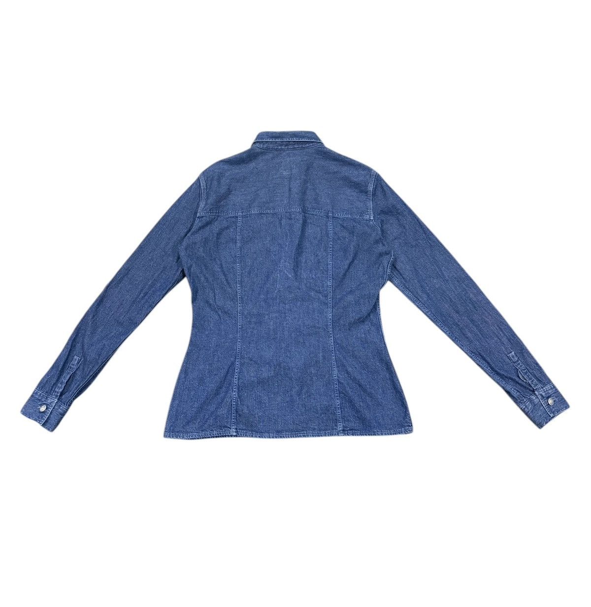 Versace RARE VERSACE WESTERN DENIM SHIRT Size S / US 4 / IT 40 - 8 Thumbnail