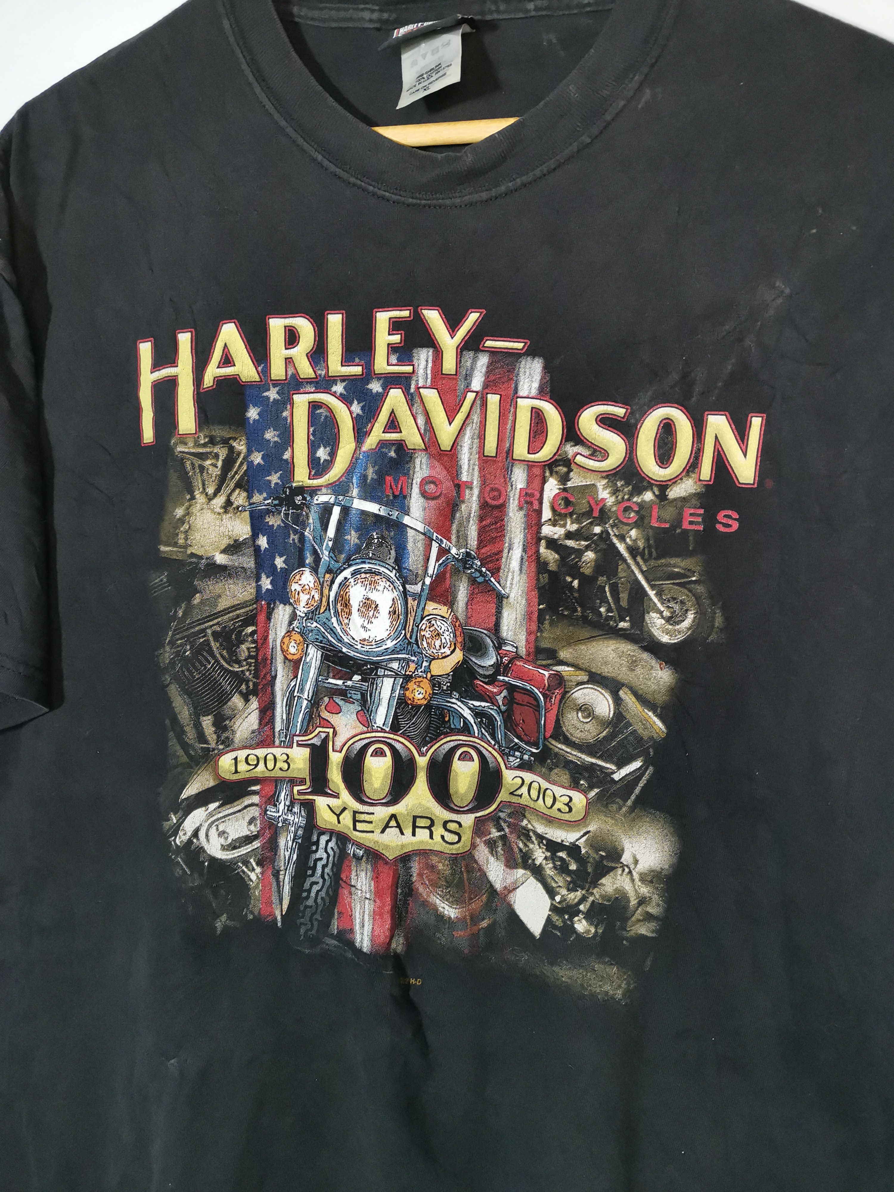 Harley Davidson Vintage Harley Davidson tshirt Size US L / EU 52-54 / 3 - 3 Thumbnail