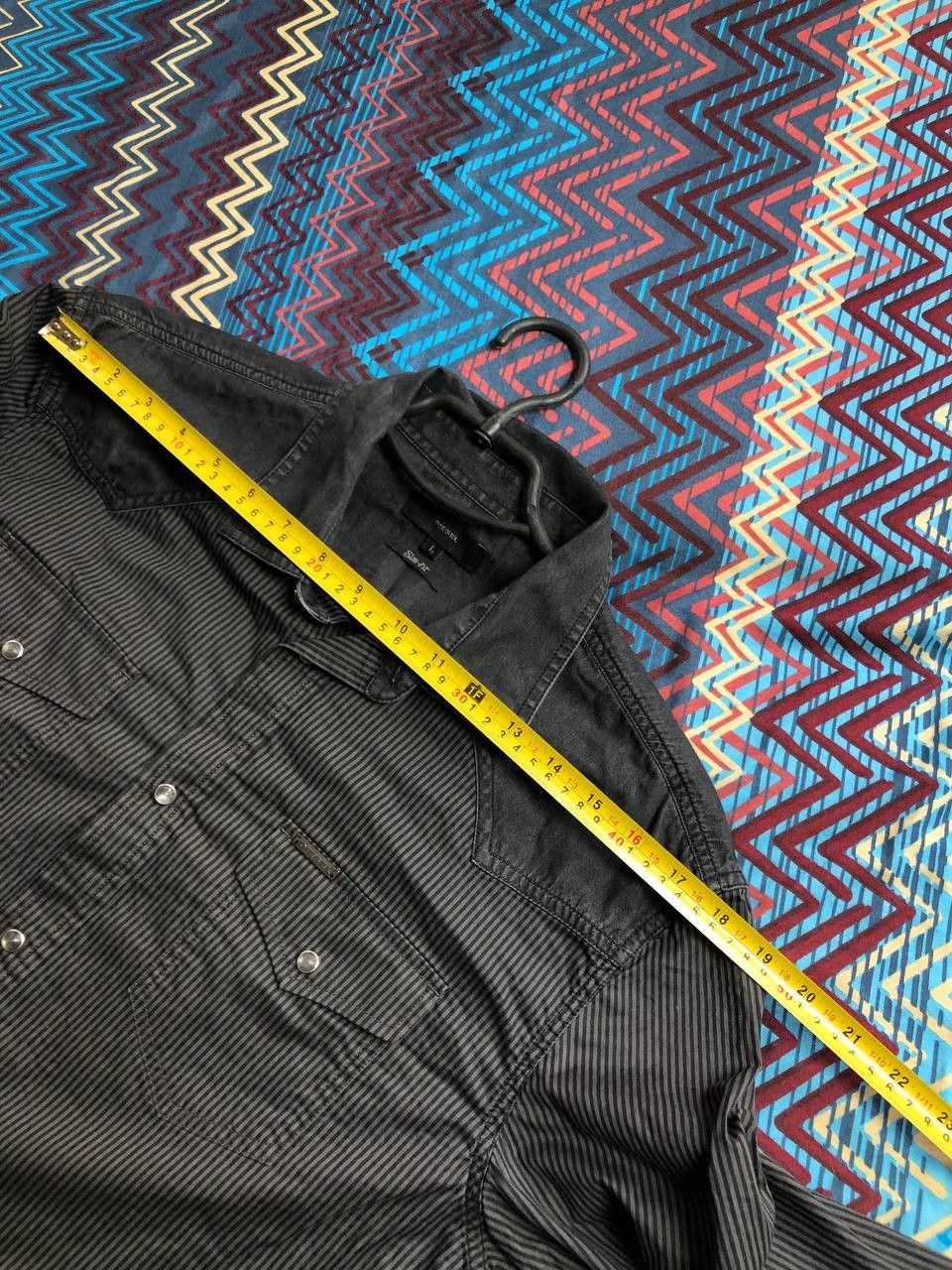 Diesel × Vintage Vintage Diesel Metal Logo Button Up Shirt Y2K Size US L / EU 52-54 / 3 - 13 Thumbnail