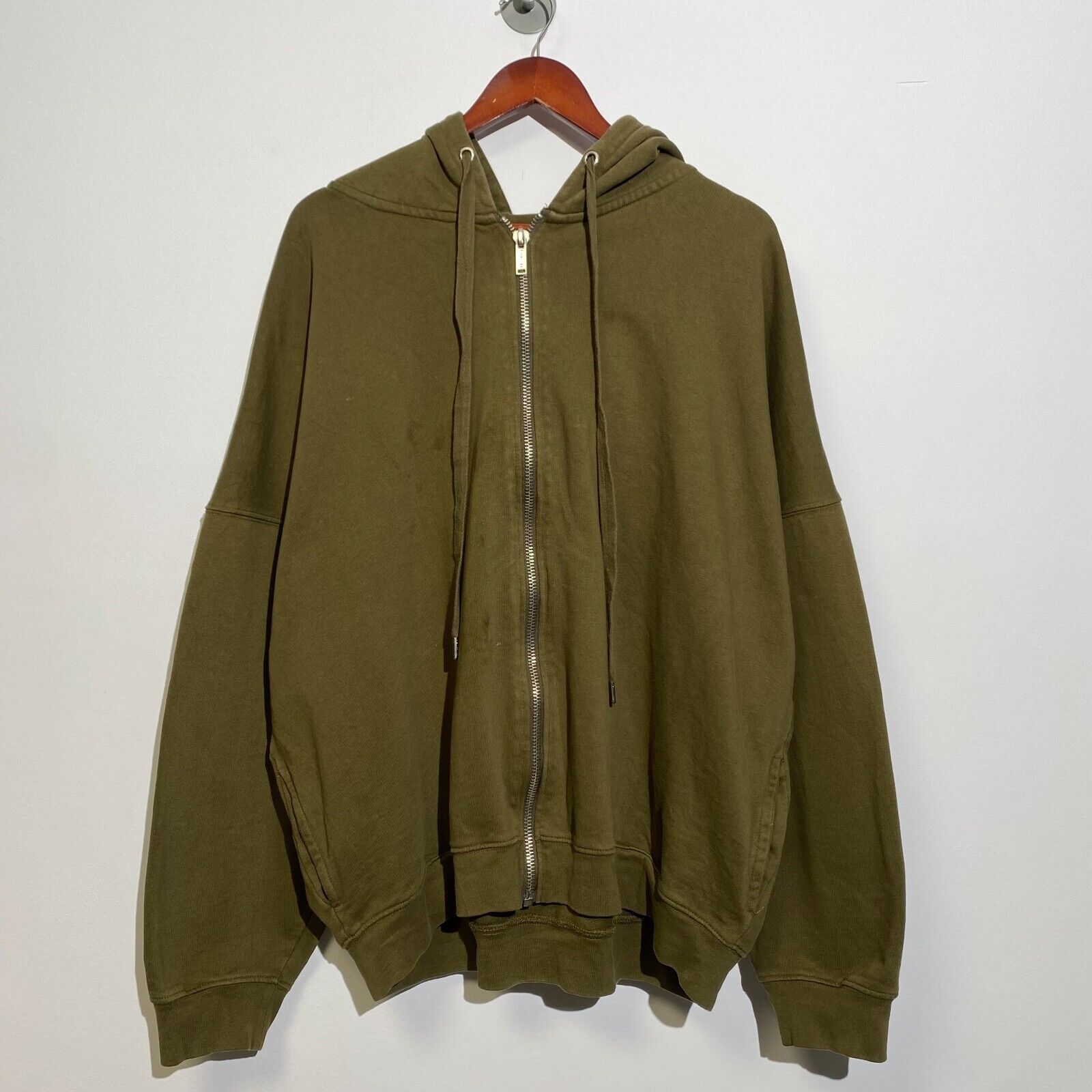 Vintage Vintage Unisex Green Cotton Hoodie Size US 12 Regular Fit Size US S / EU 44-46 / 1 - 1 Thumbnail