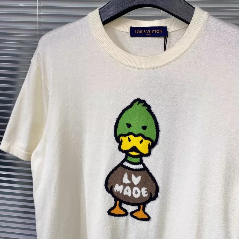 Louis Vuitton Louis Vuitton Duck intarsia short sleeves 2504-Nextarrow Size US M / EU 48-50 / 2 - 5 Thumbnail