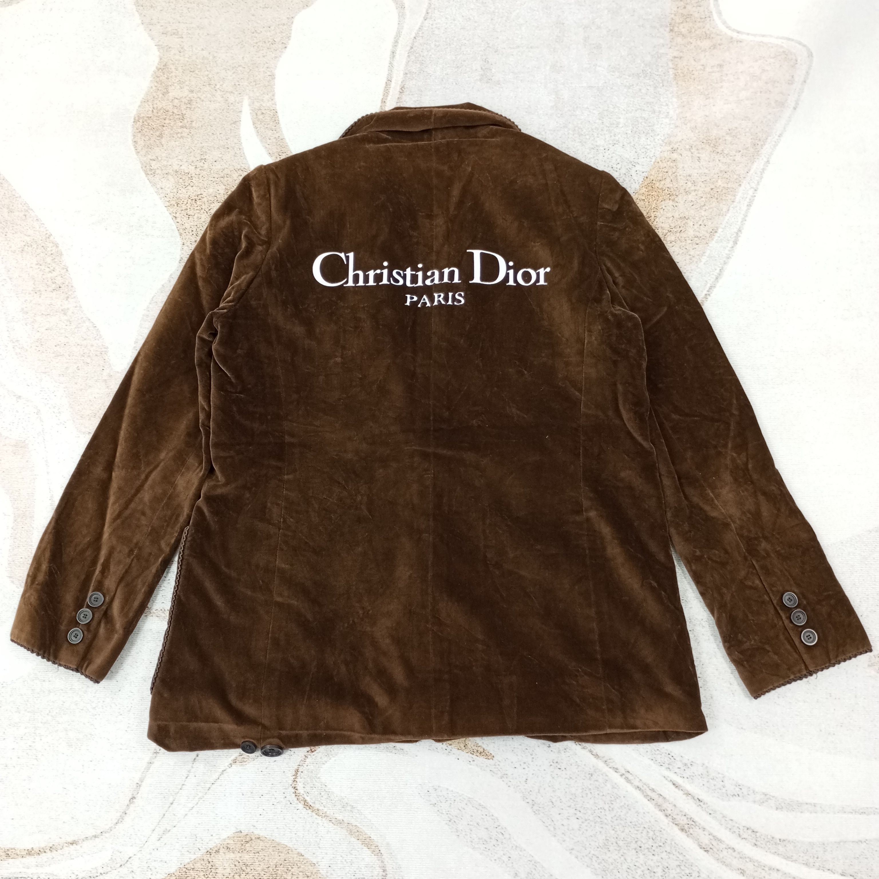 Christian Dior Monsieur Christian Dior Fashion Brand Custom Art Blazer c234n3 Size S / US 4 / IT 40 - 1 Thumbnail
