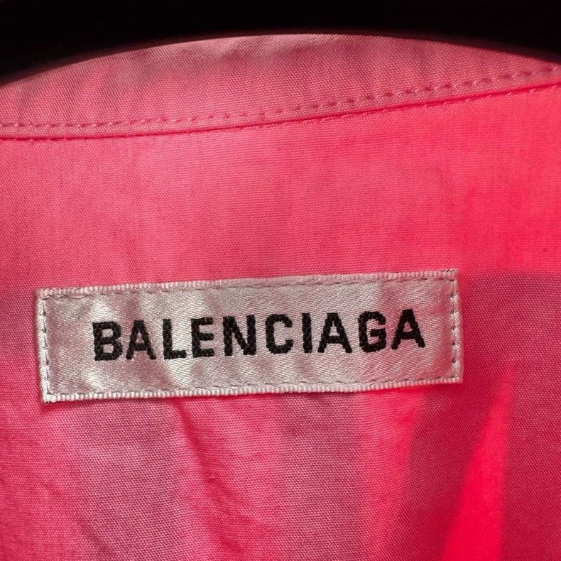 Balenciaga Balenciaga size 36 Pink back monogrammed shirt Size US S / EU 44-46 / 1 - 6 Thumbnail