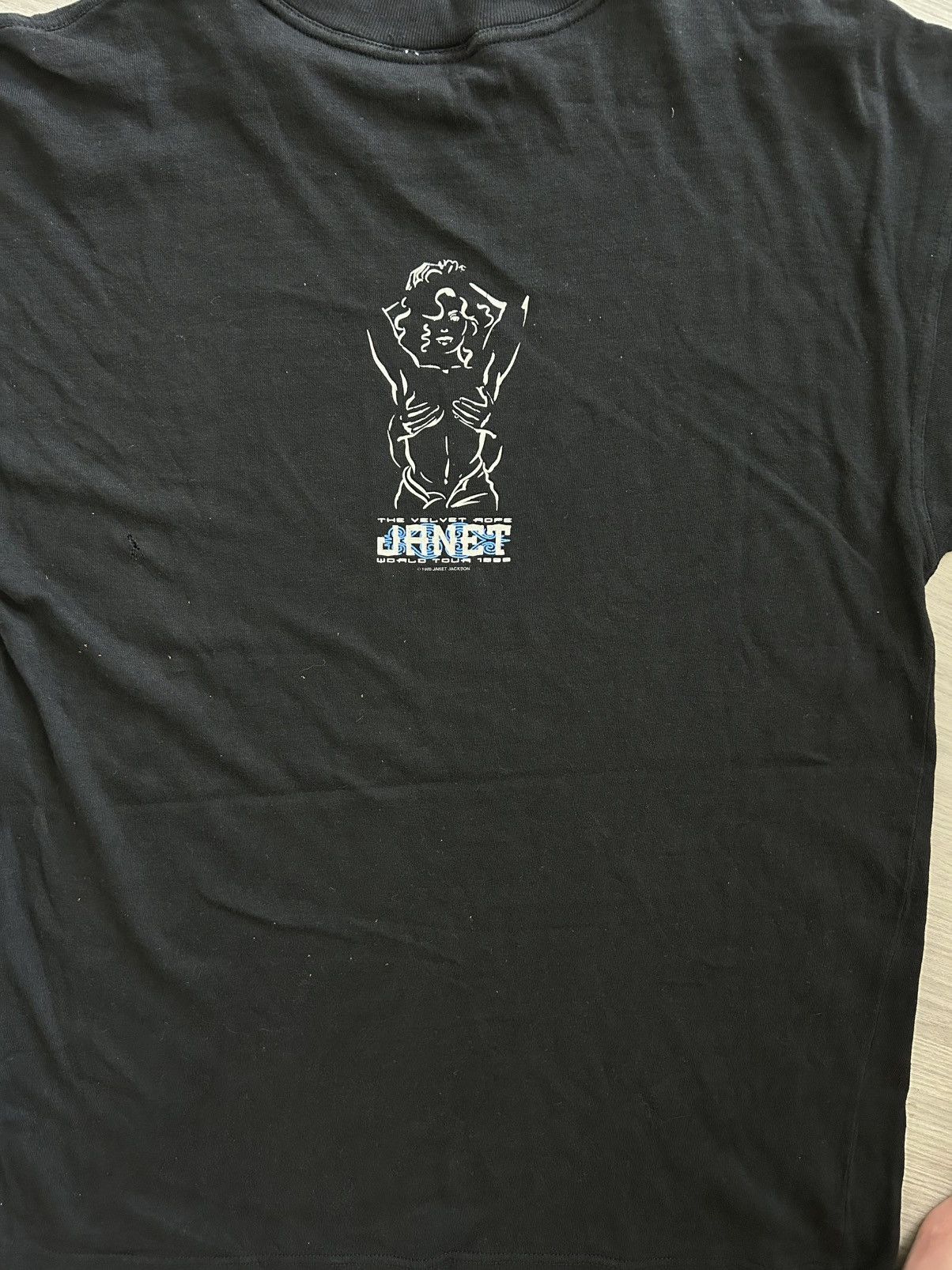 Vintage Janet Jackson Vintage T Shirt 90s Size US L / EU 52-54 / 3 - 5 Thumbnail