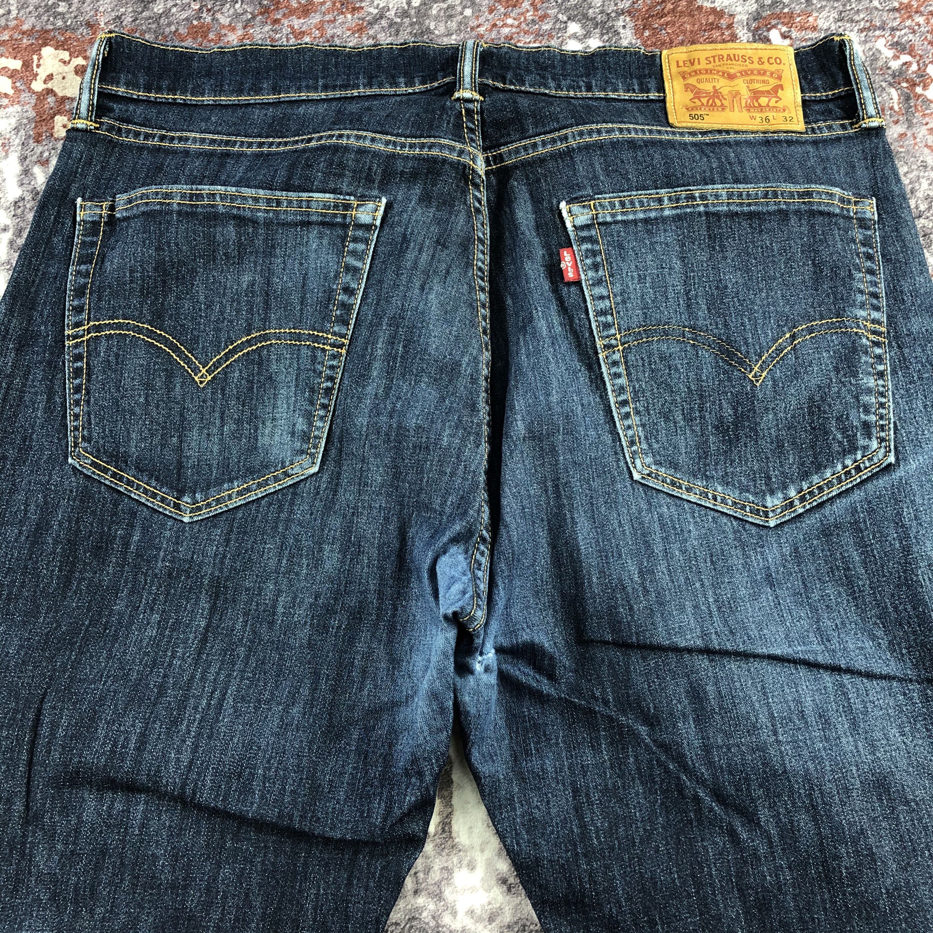 Levi's × Vintage Vintage Blue Wash Levis 505 Jeans-JM2292 Size US 36 / EU 52 - 5 Thumbnail