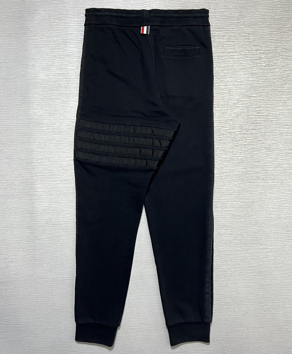 Thom Browne TB - Grosgrain Trimmed 4 Bar Loopback Jersey Sweatpants Size US 30 / EU 46 - 3 Thumbnail