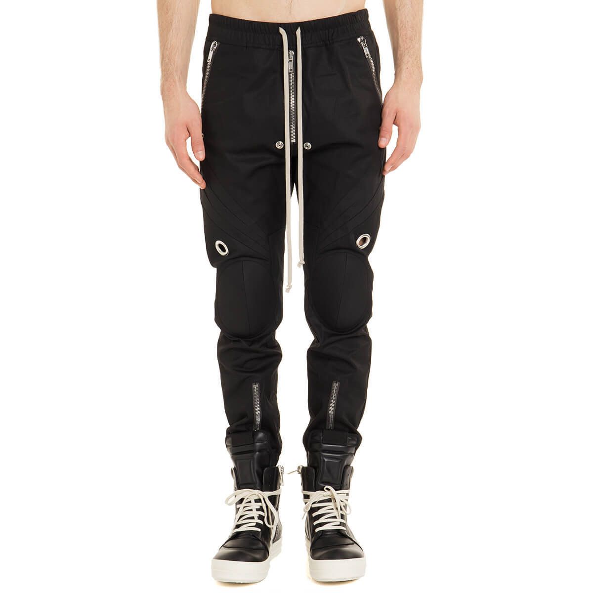 Rick Owens Rick Owens SS22 Fogachine Cotton Biker Joggers Size US 32 / EU 48 - 2 Thumbnail