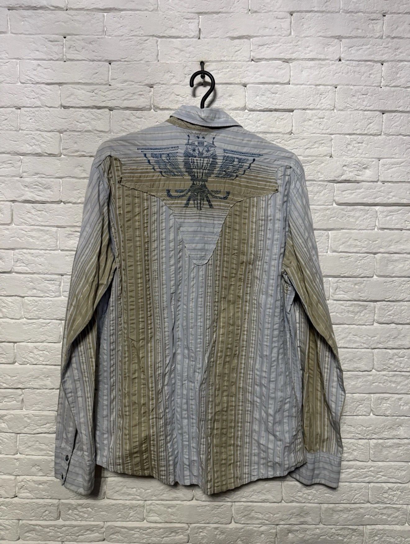 Diesel Vintage Diesel Avant Garde Shirt Y2K Embroidered Logos Sz M Size US M / EU 48-50 / 2 - 8 Thumbnail