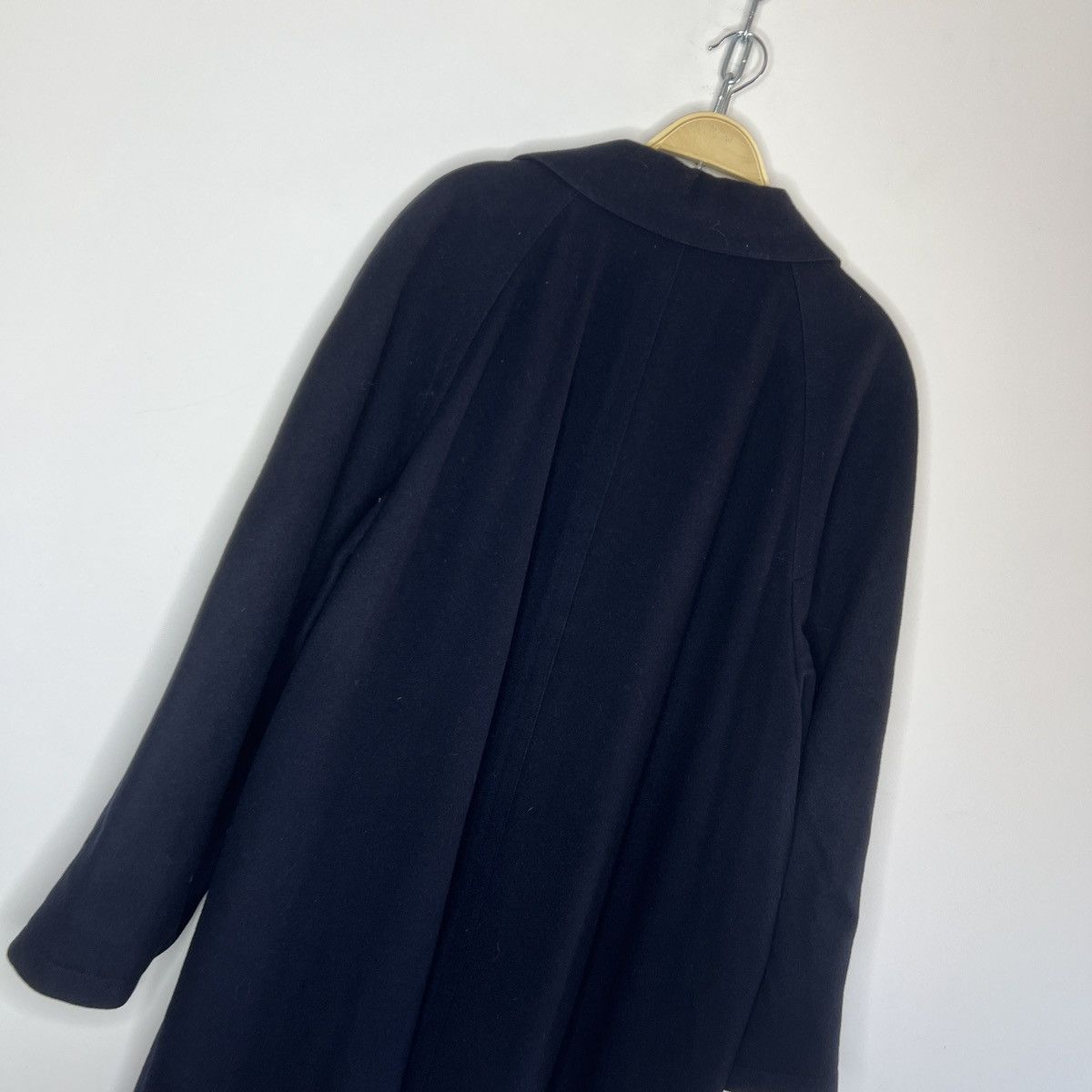 Pierre Cardin × Vintage Vintage Pierre Cardin Wool Cashmere Navy Long Coat Size US L / EU 52-54 / 3 - 10 Thumbnail
