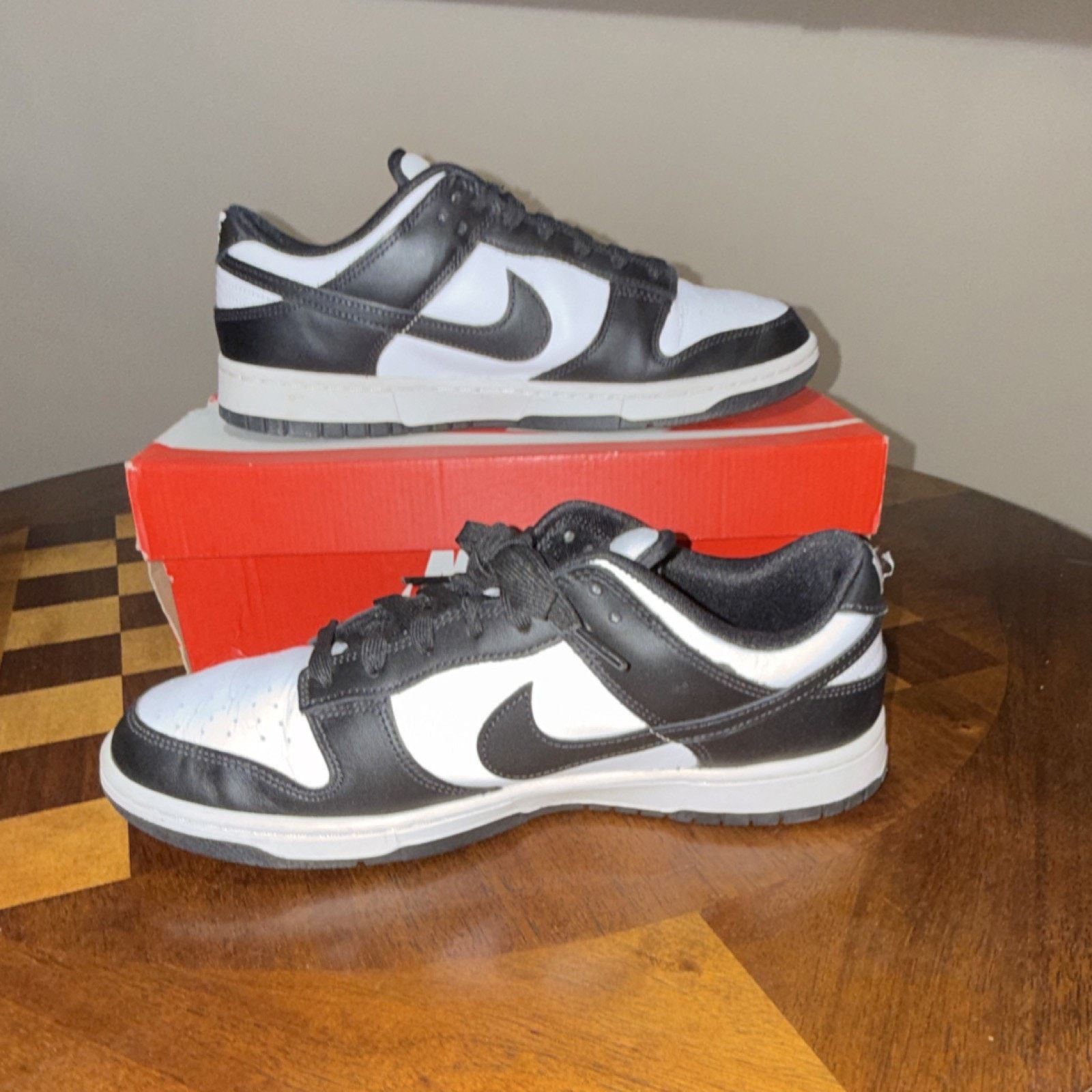 Nike Nike Dunk Low Retro PANDA White Black DD1391-100 Men' 11.5 Size US 11.5 / EU 44-45 - 2 Thumbnail