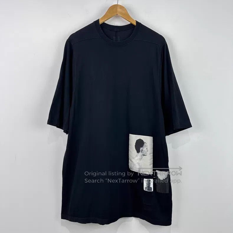 Rick Owens Rick Owens size os Portrait patch dark black short sleeve Size US M / EU 48-50 / 2 - 1 Thumbnail