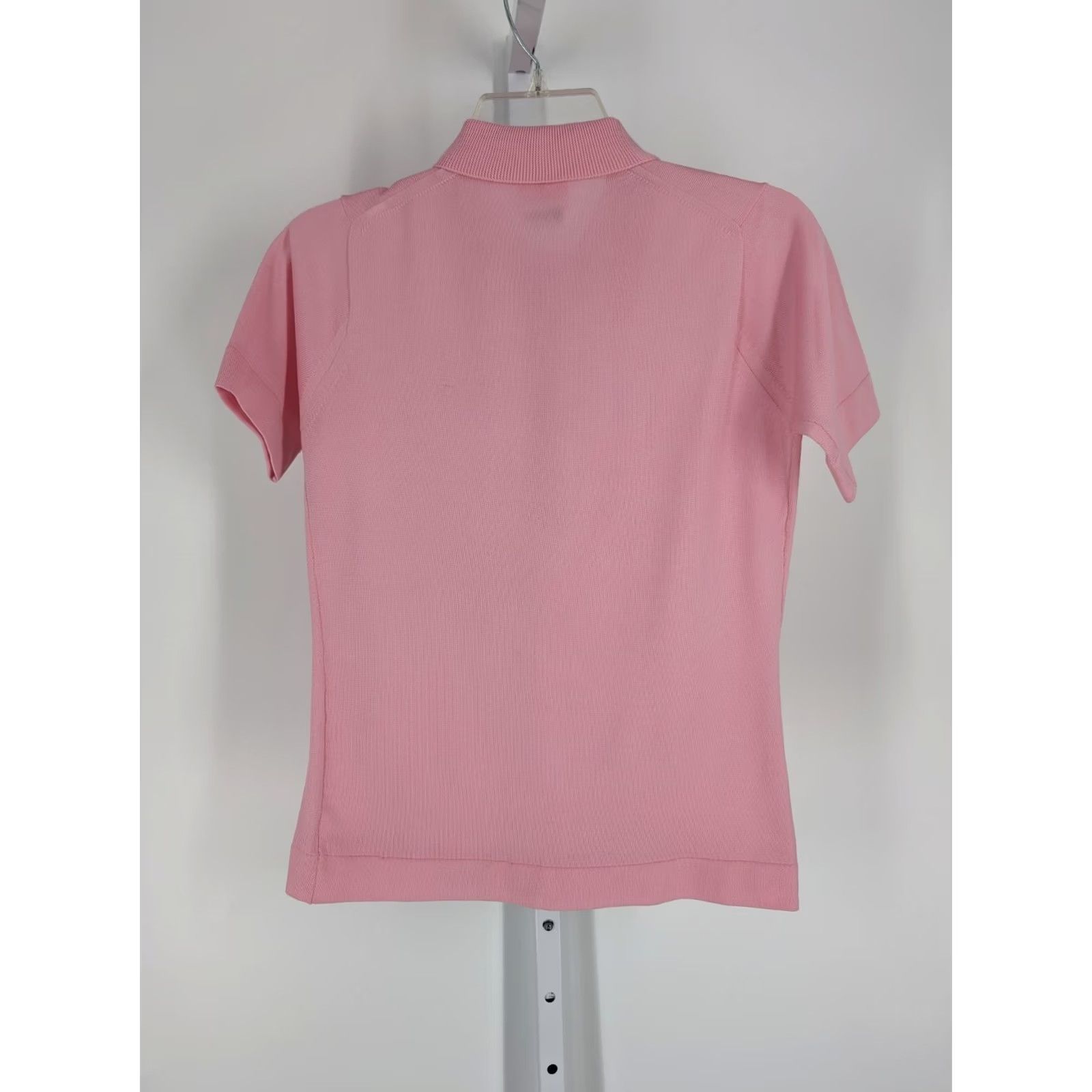 Vintage VINTAGE 70s Mod Rockabilly Pink Leon Levin Knit Polo Shirt M Rockabilly Shirt Mens Pink Polo Knit Leon Levin 1970s Size M / US 6-8 / IT 42-44 - 3 Thumbnail