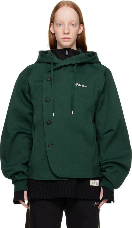 Ader Error Ader Error Green Fluic Hoodie Size US XL / EU 56 / 4 - 1 Thumbnail