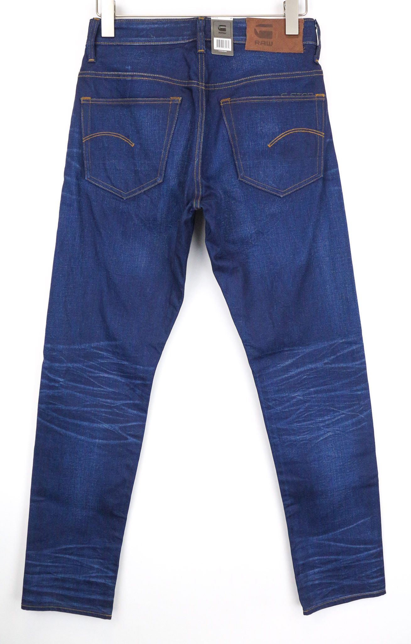 G-Star W28/L32 Dark Blue Tapered Stretch Jeans 74592 Size US 28 / EU 44 - 2 Thumbnail